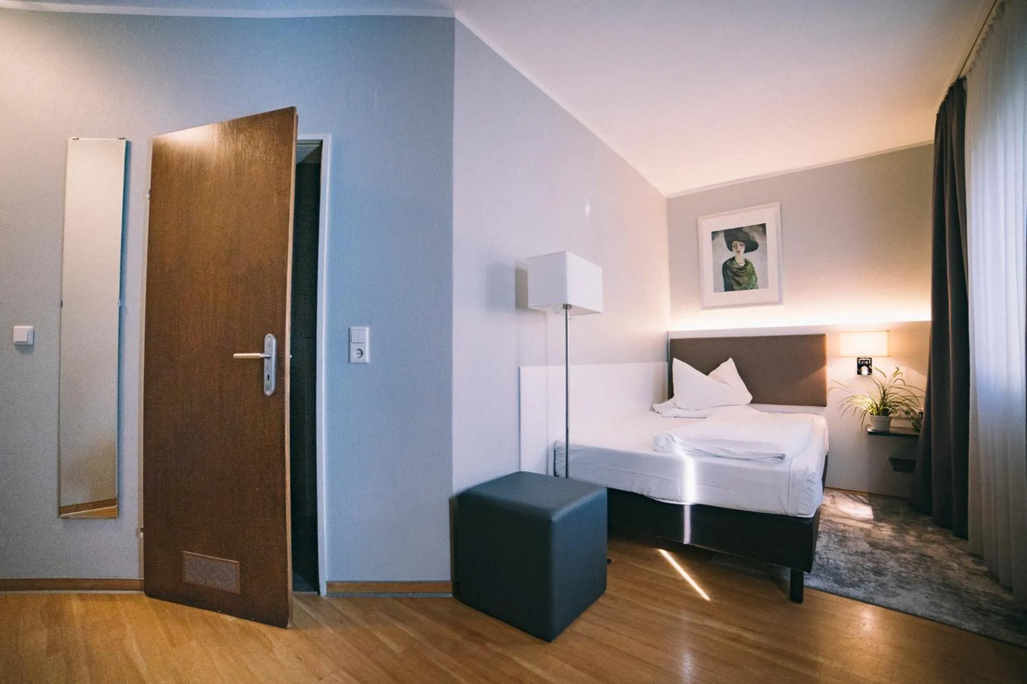 Bed in Gartenstadt Hotel