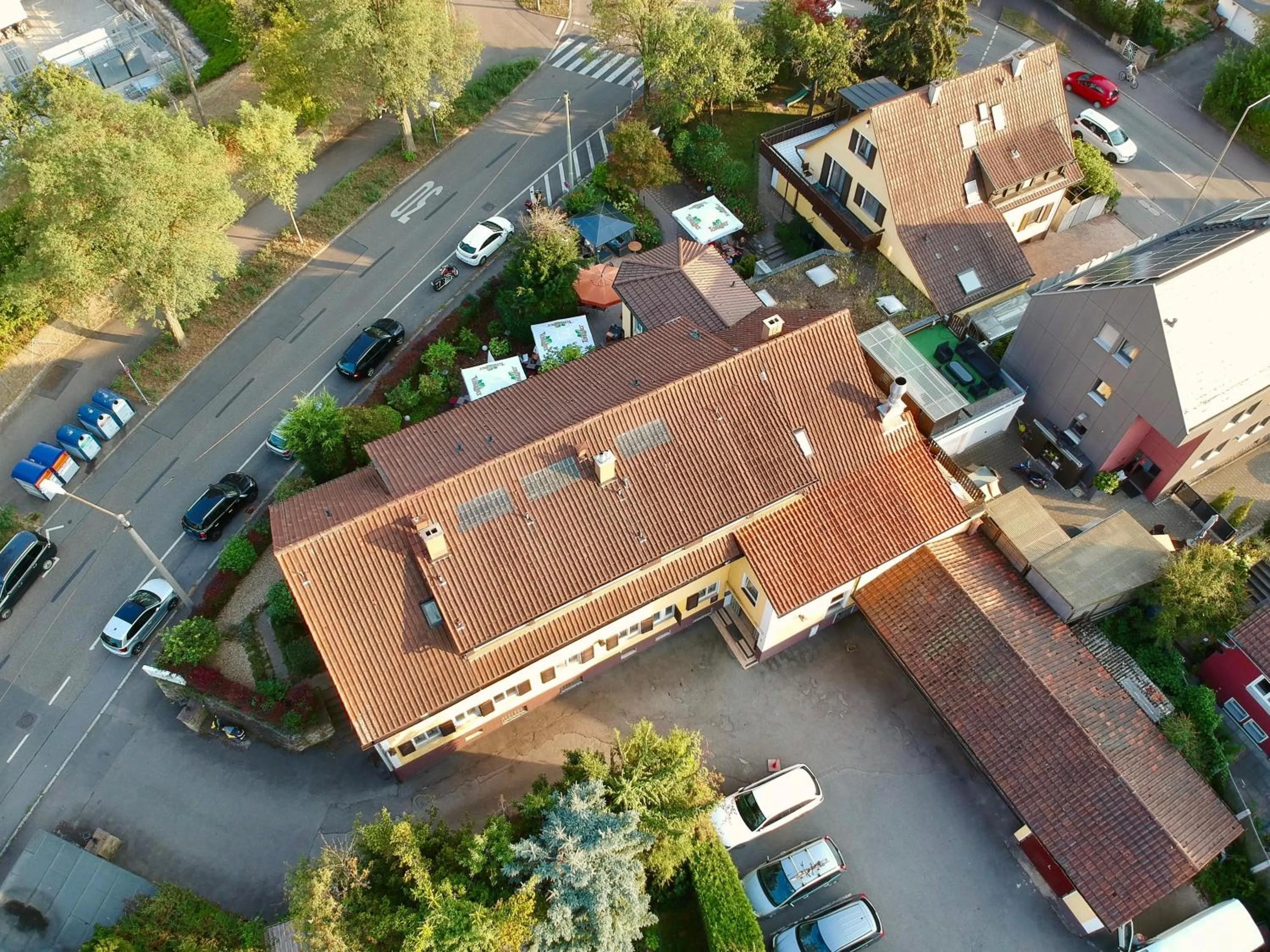 Bird's eye view in Römerhof
