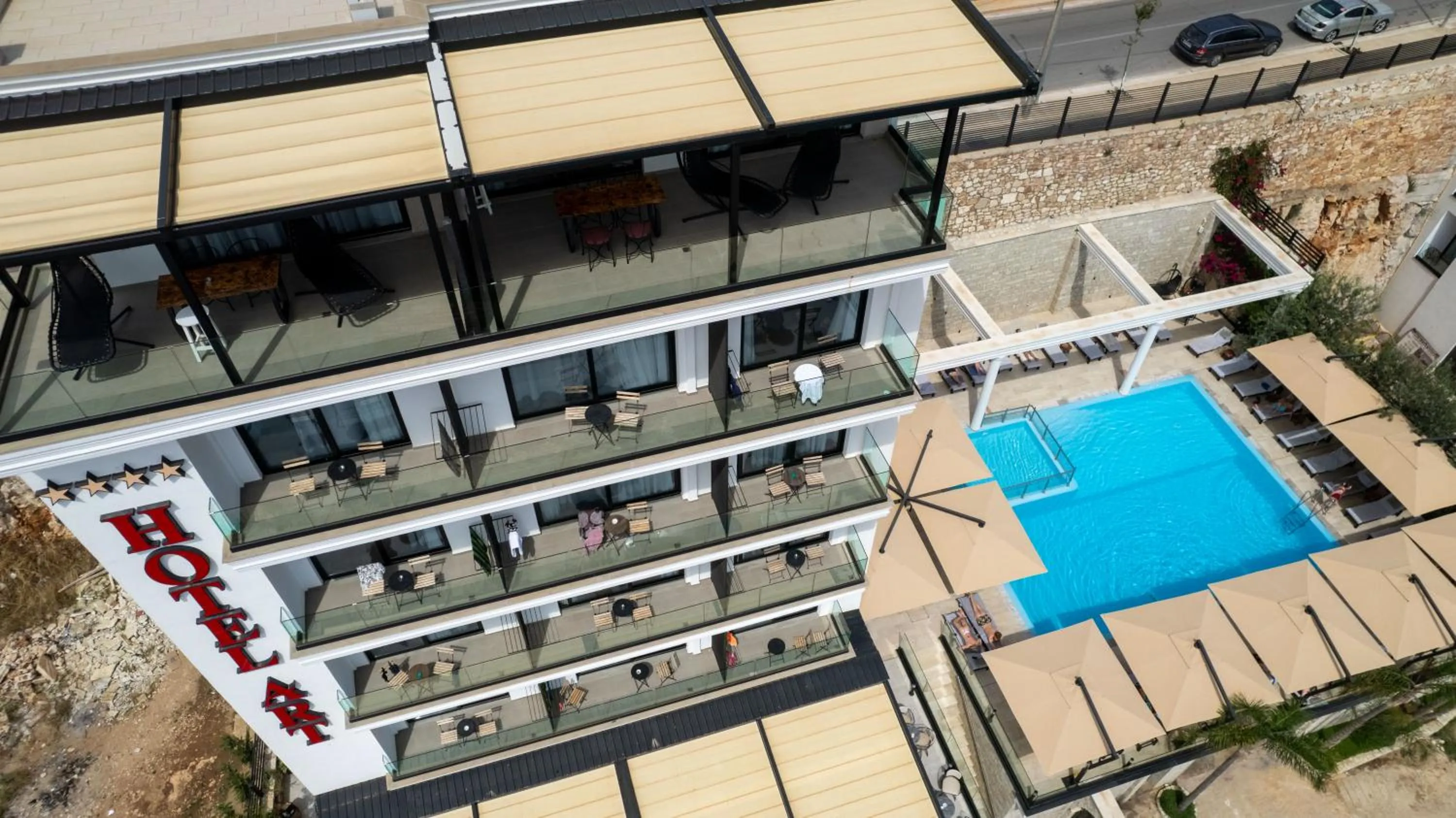 Property building in Art Hotel