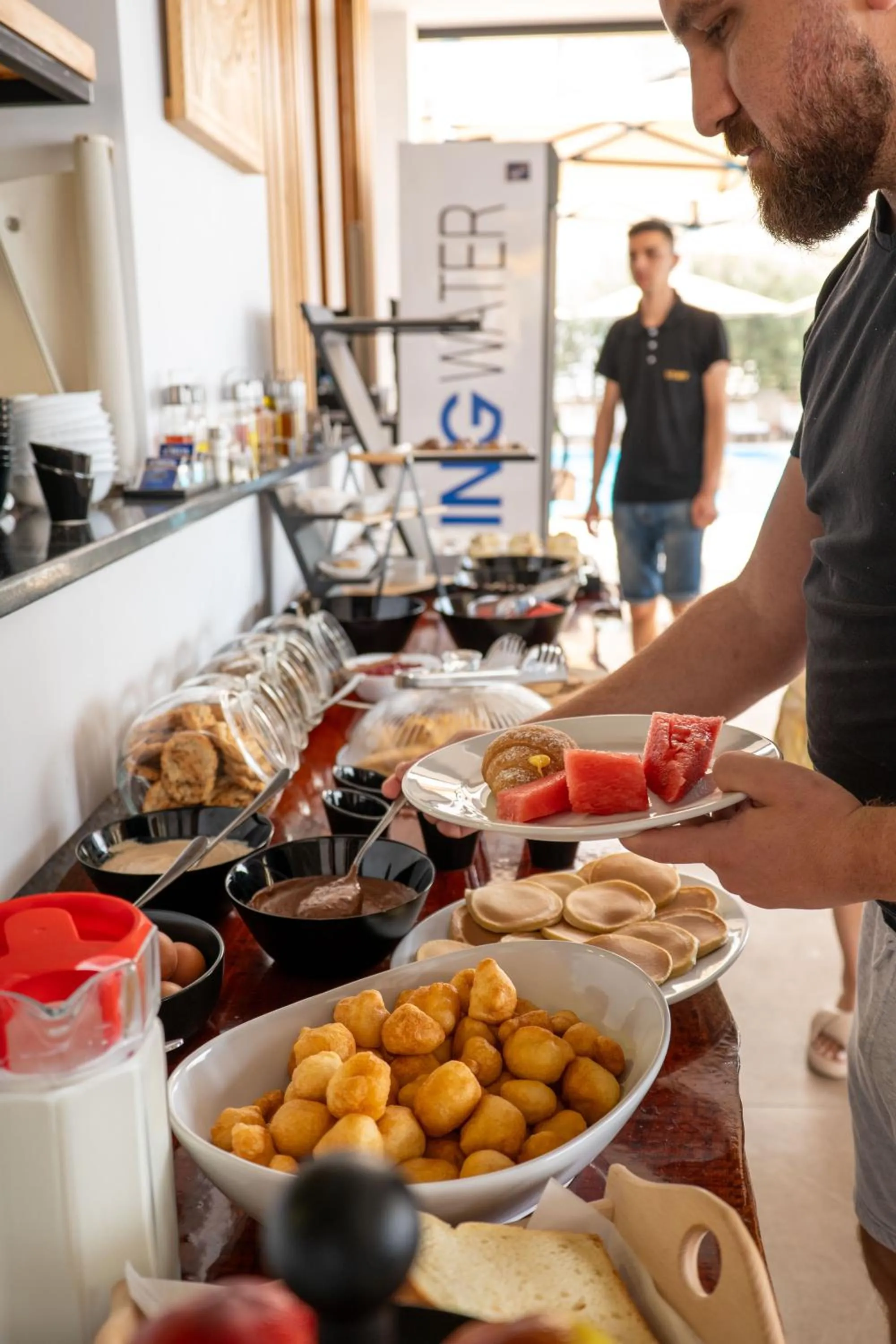 Buffet breakfast in Art Hotel