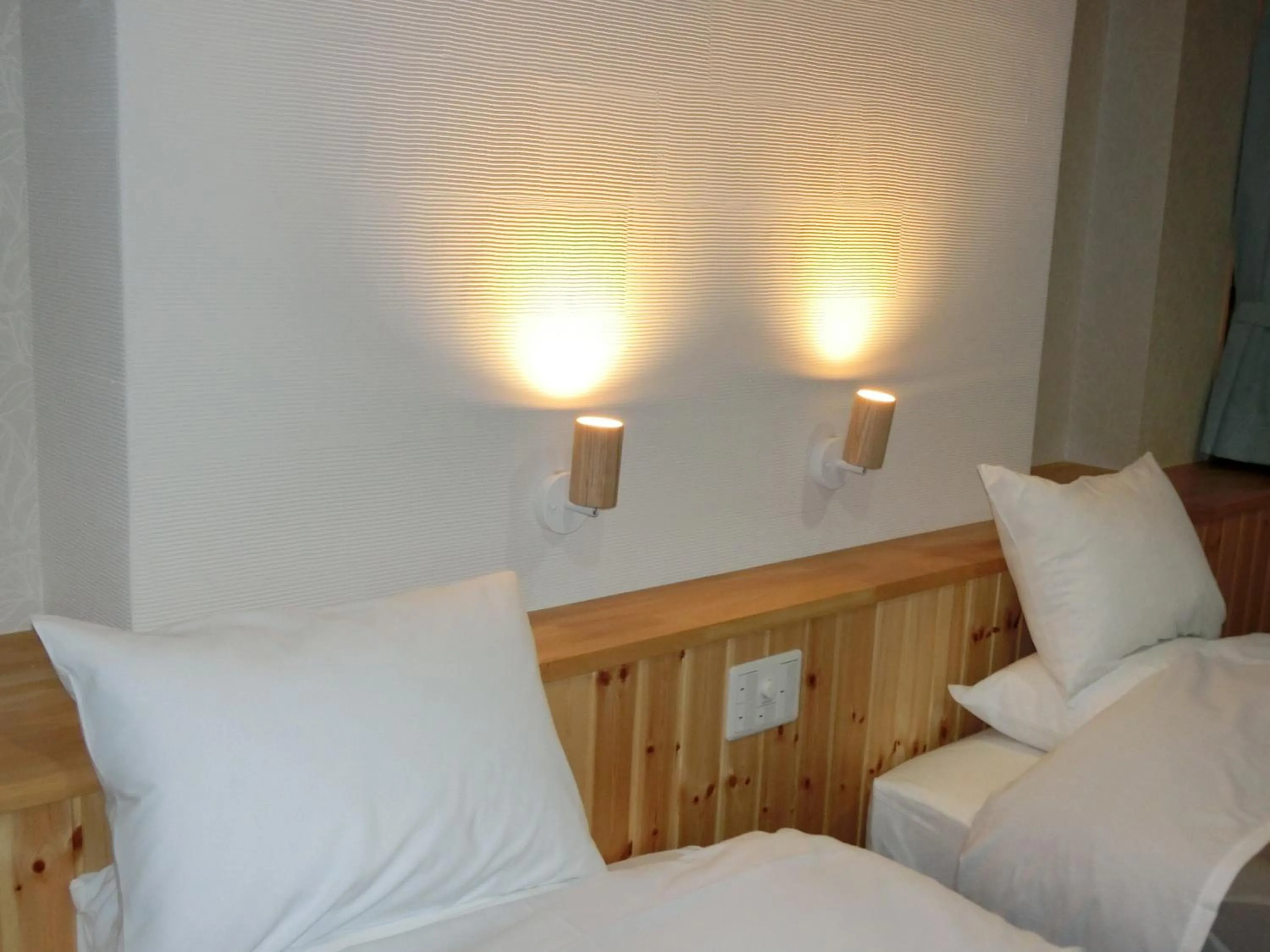 Decorative detail, Bed in Kusatsu Skyland Hotel