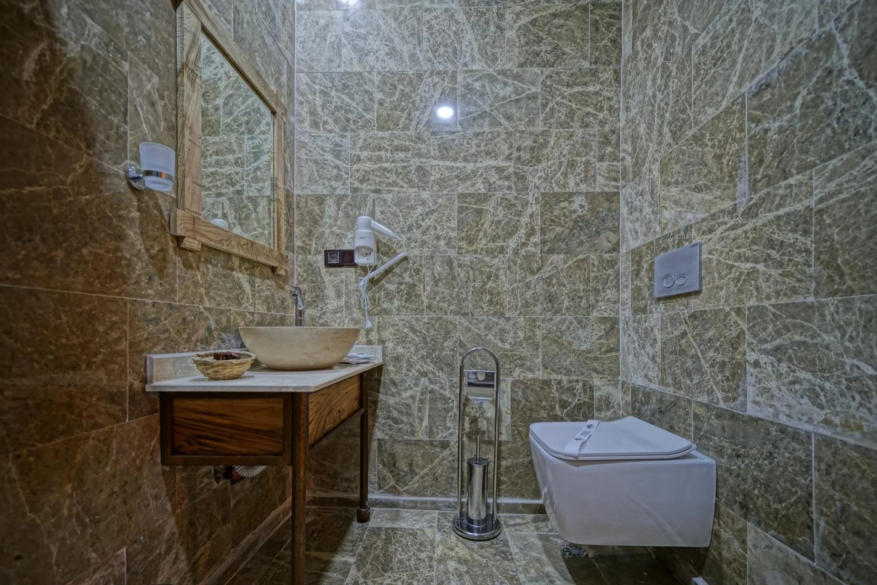 Shower in Cappadocia Cave Lodge