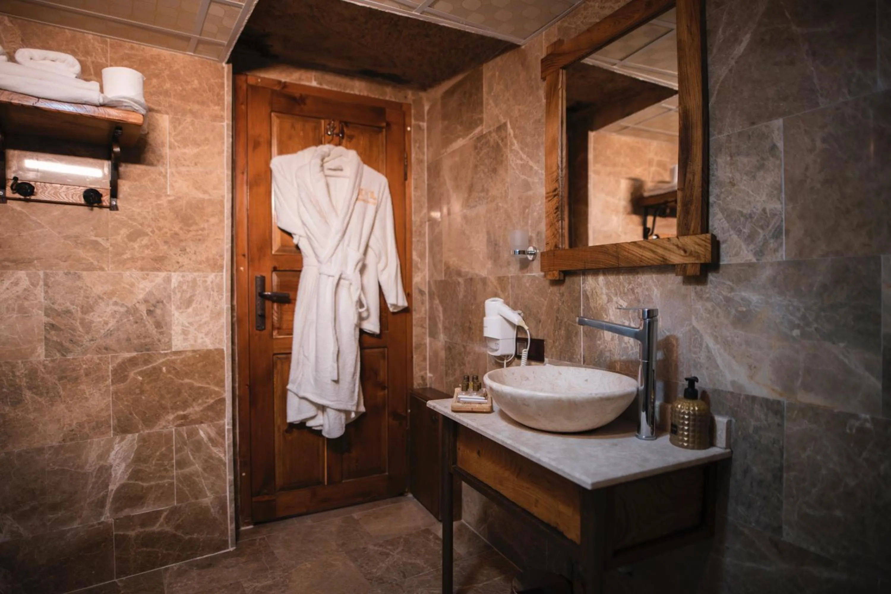 Bathroom in Cappadocia Cave Lodge