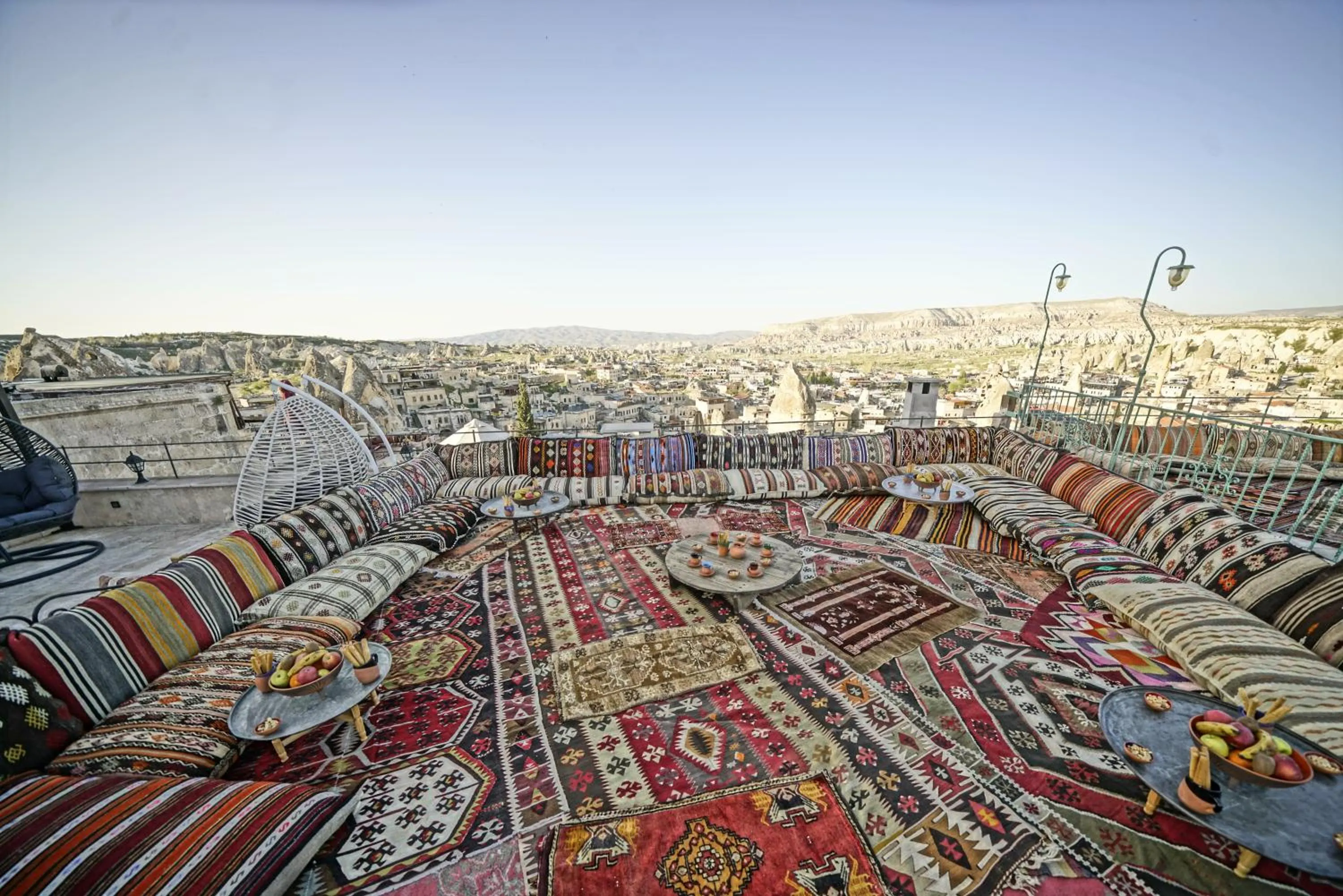Bird's eye view in Cappadocia Cave Lodge