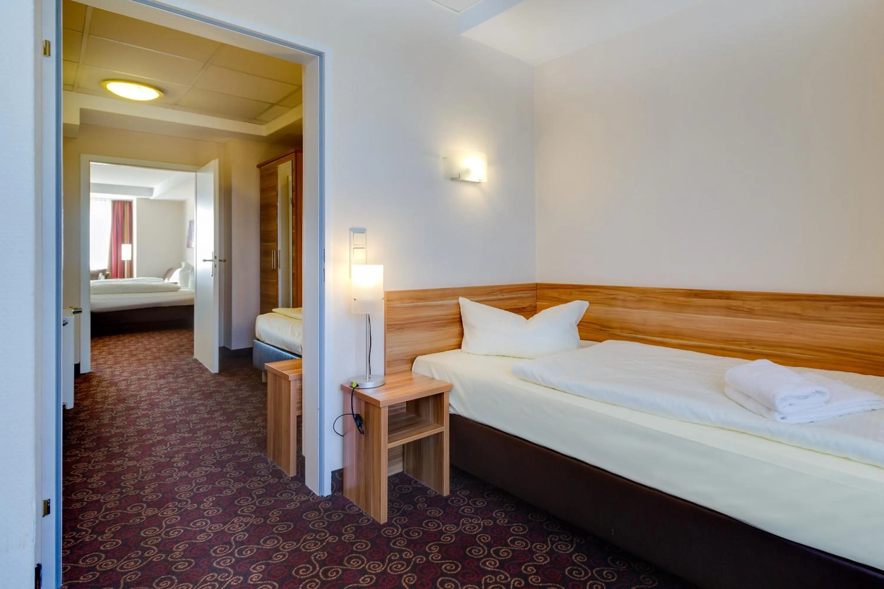 Photo of the whole room, Bed in Ferien Hotel Rennsteigblick