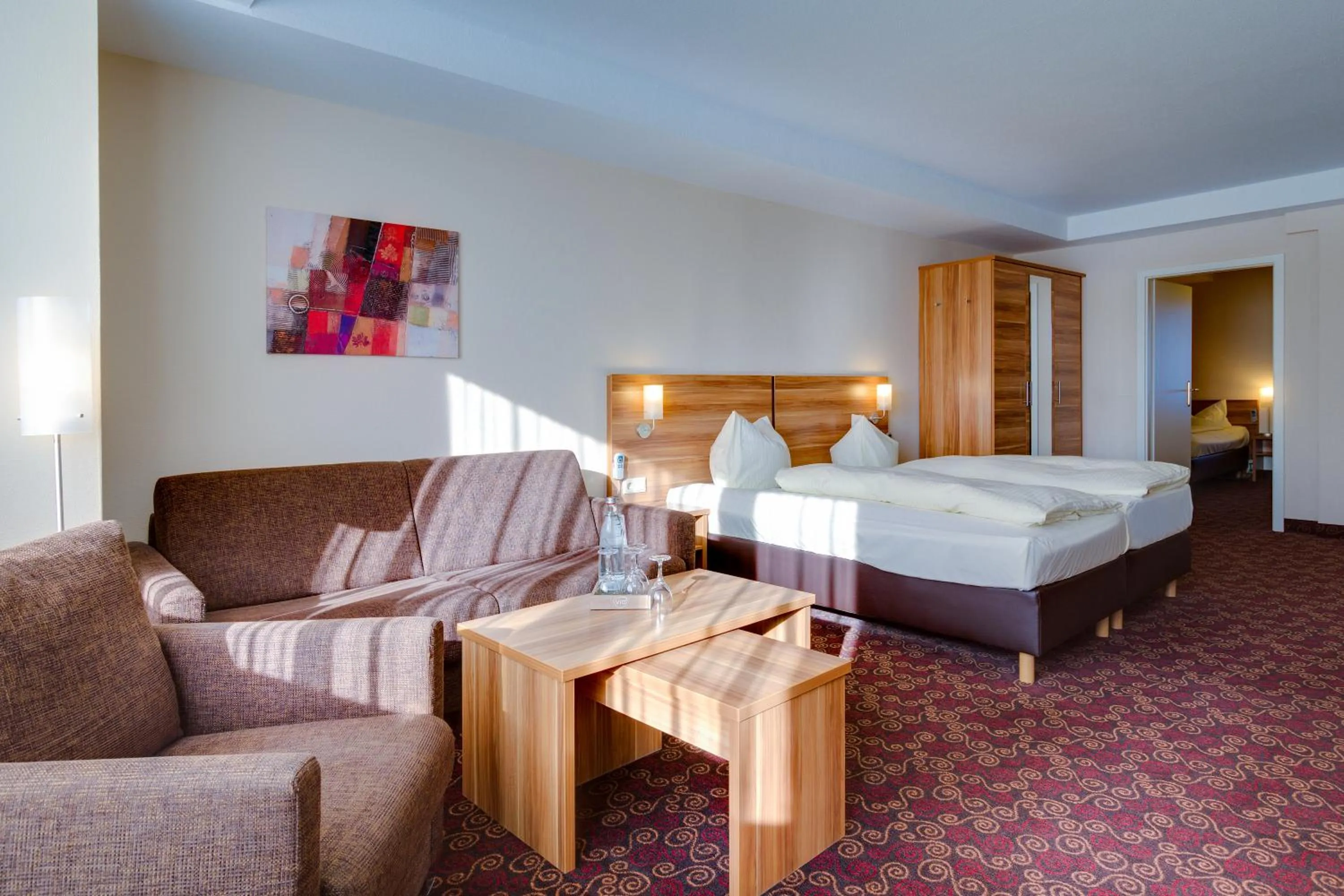 Photo of the whole room, Bed in Ferien Hotel Rennsteigblick