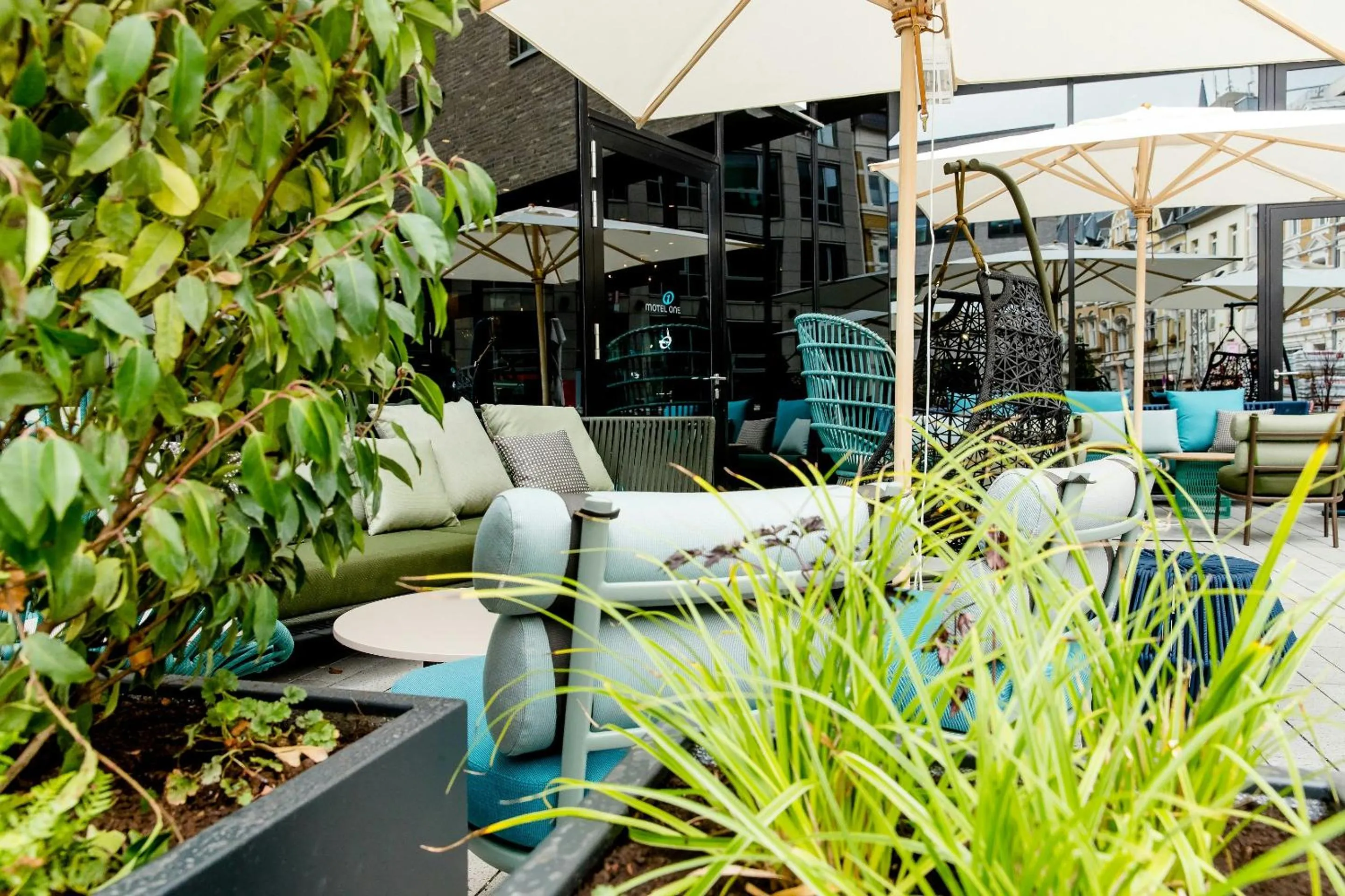 Balcony/Terrace in Motel One Bonn-Hauptbahnhof