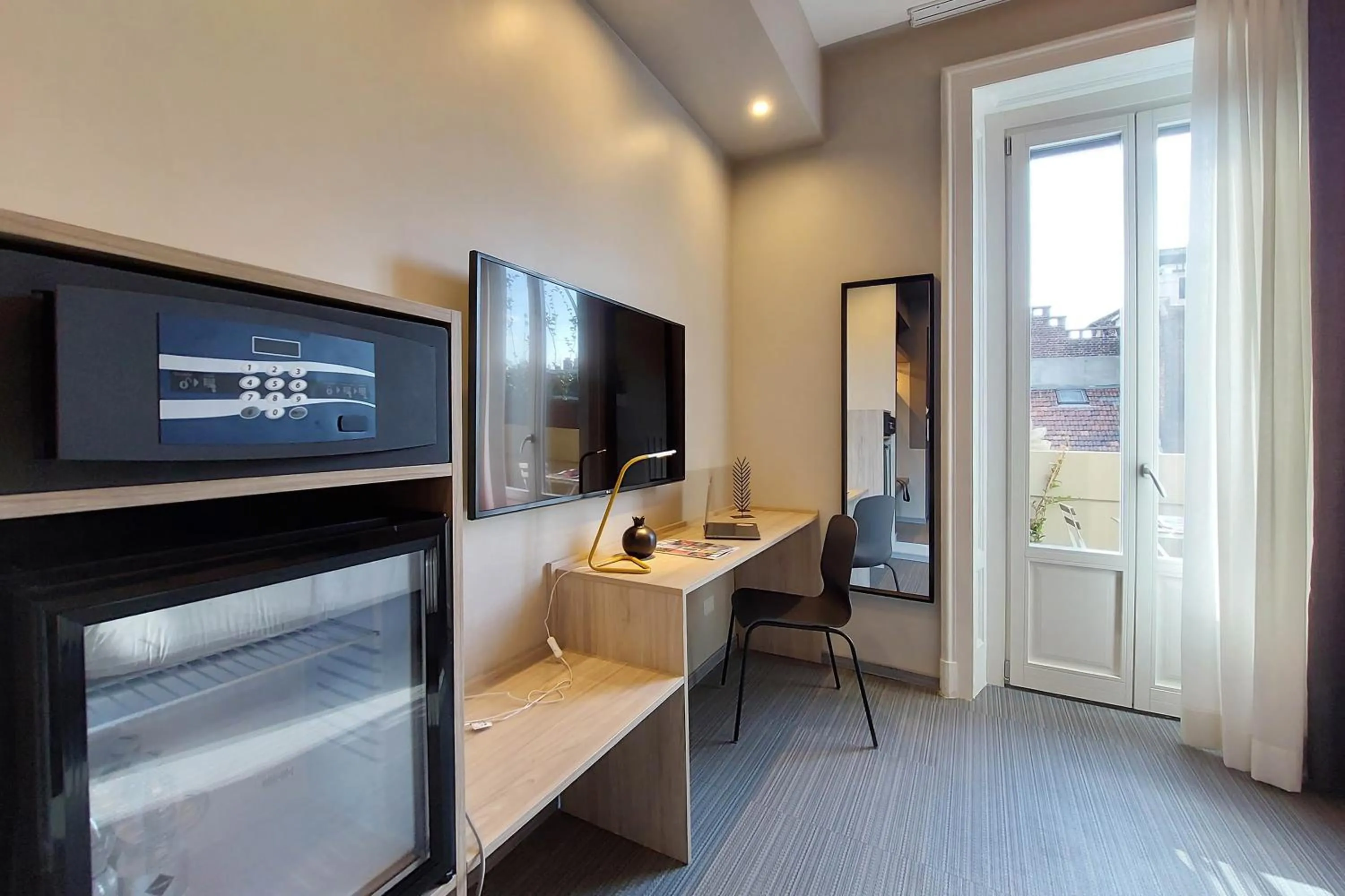 Seating area, Bed in Vico Fashion District