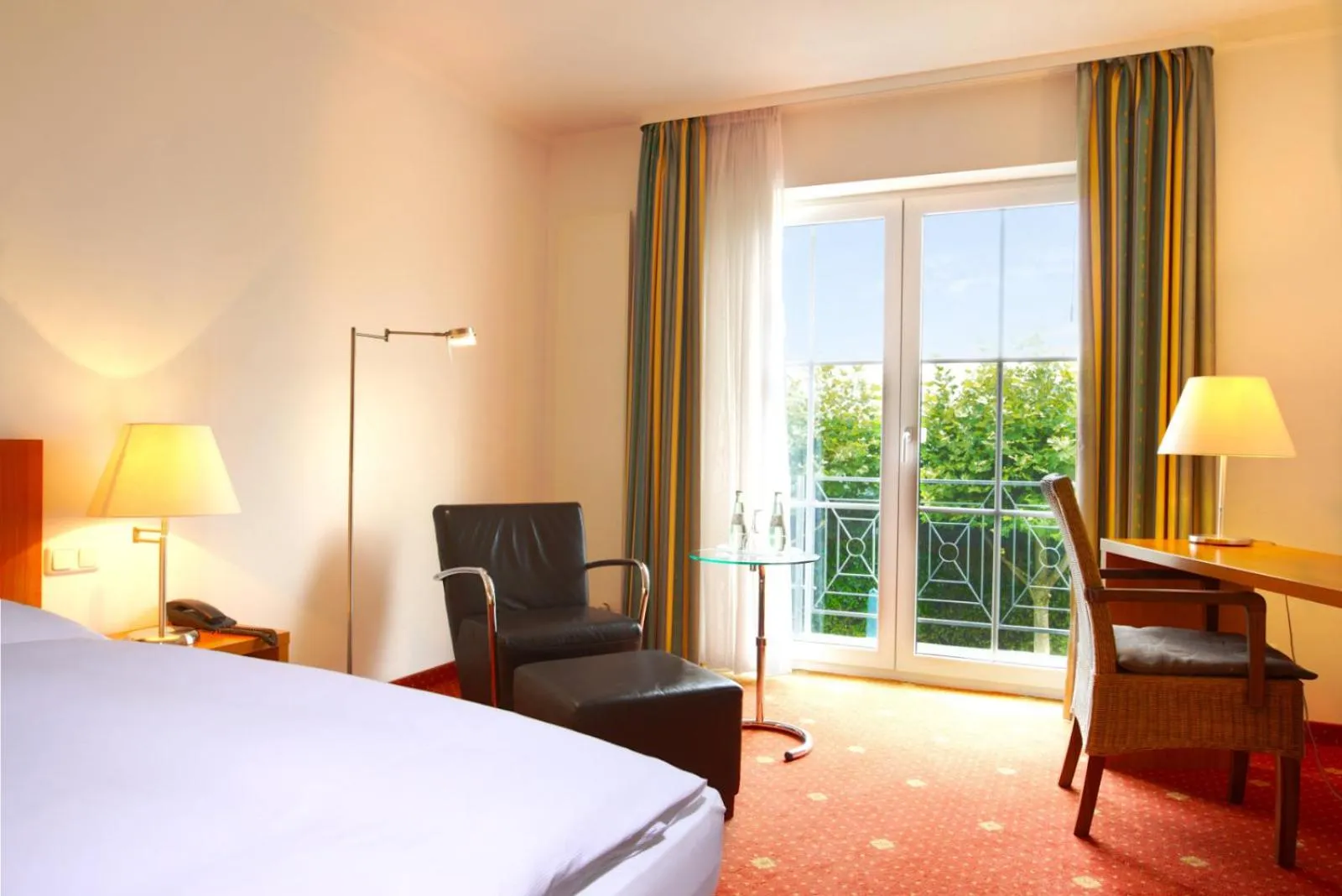 Seating area, Bed in Hotel Zielonka