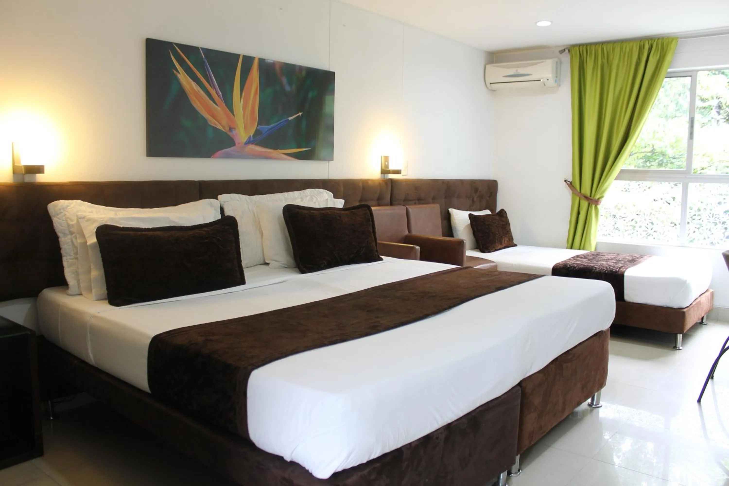 Bed in Hotel Boutique las Rosas 5 G