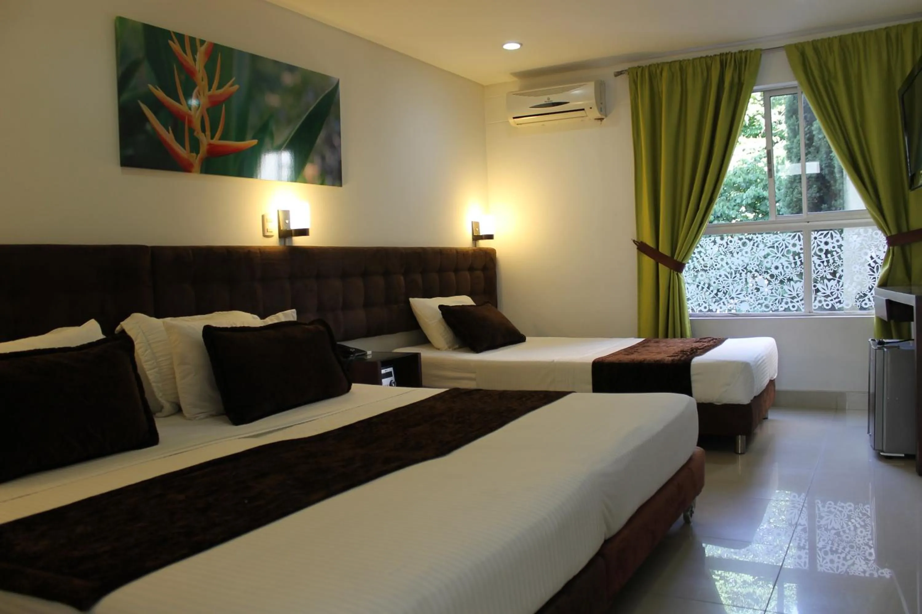 Bed in Hotel Boutique las Rosas 5 G