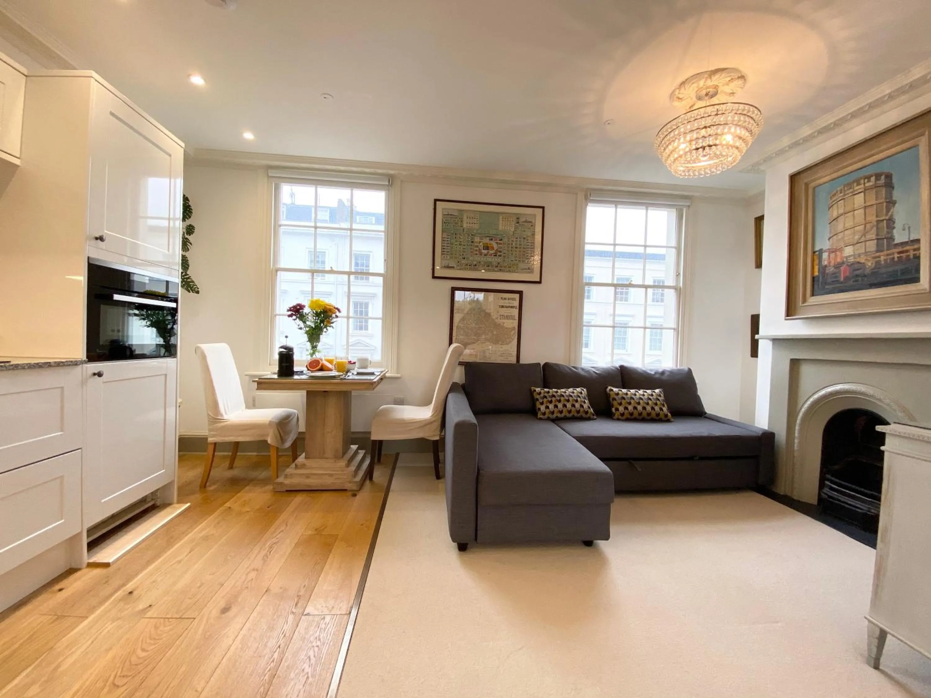Living room in Stylish Apartments in Pimlico & Westminster