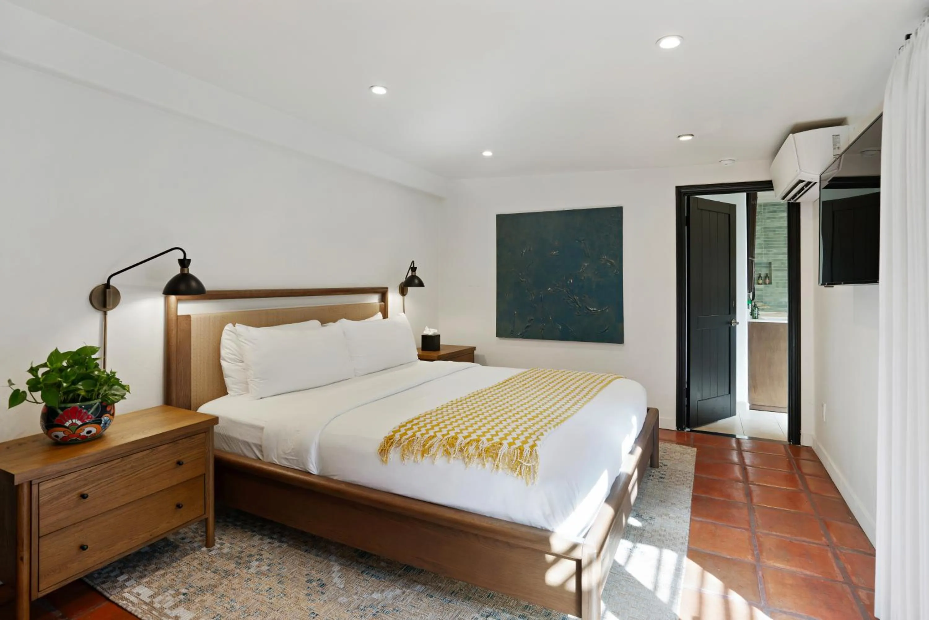 Bed in Talavera Palm Springs