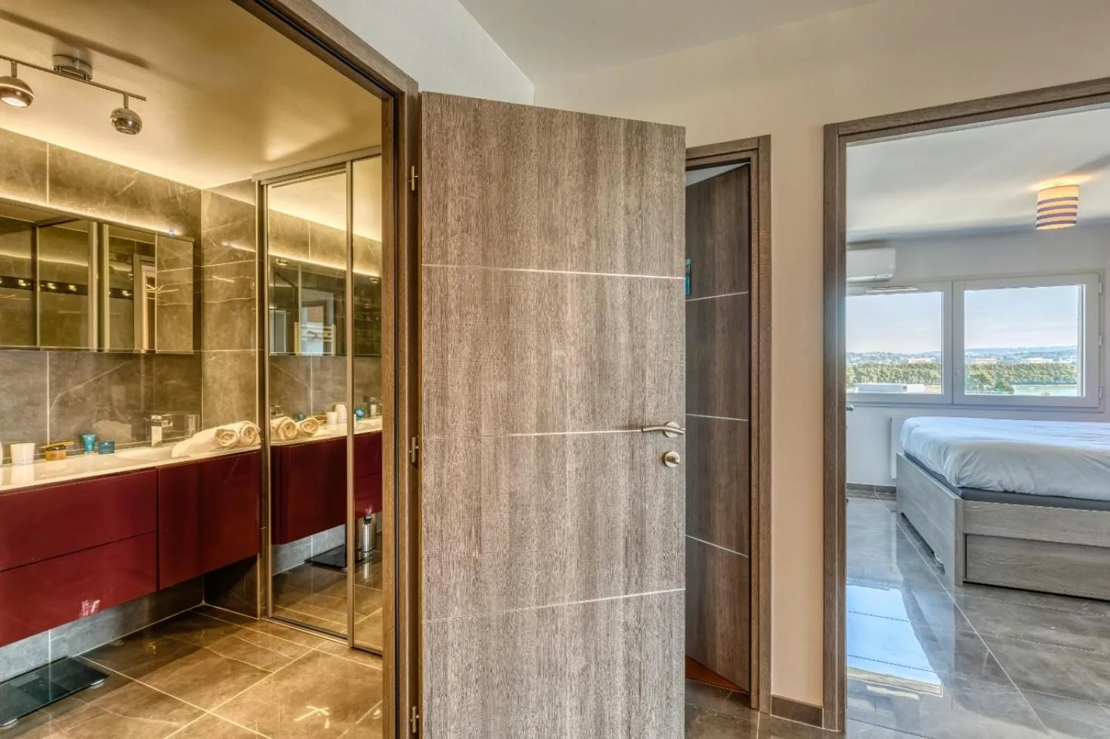 Bathroom in le panorama du lac
