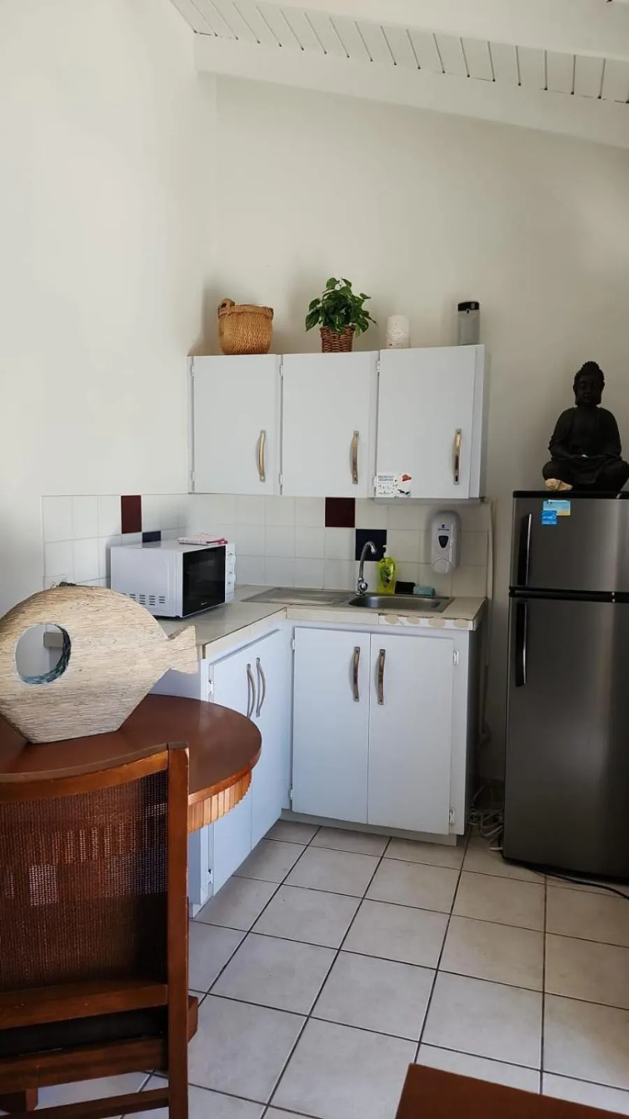 Kitchen or kitchenette in Palmita Hotel Hostel