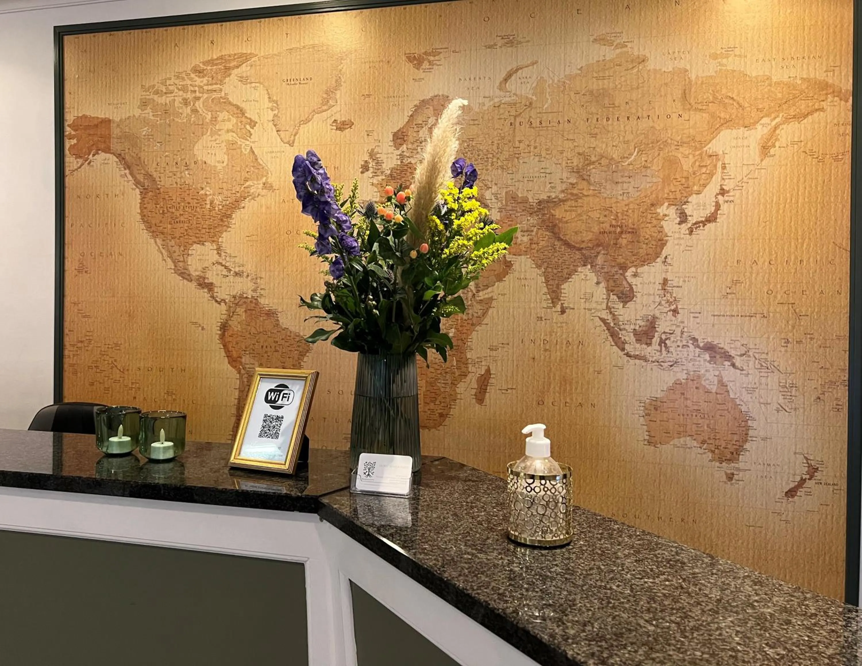 Lobby or reception in Hotel Harmonien