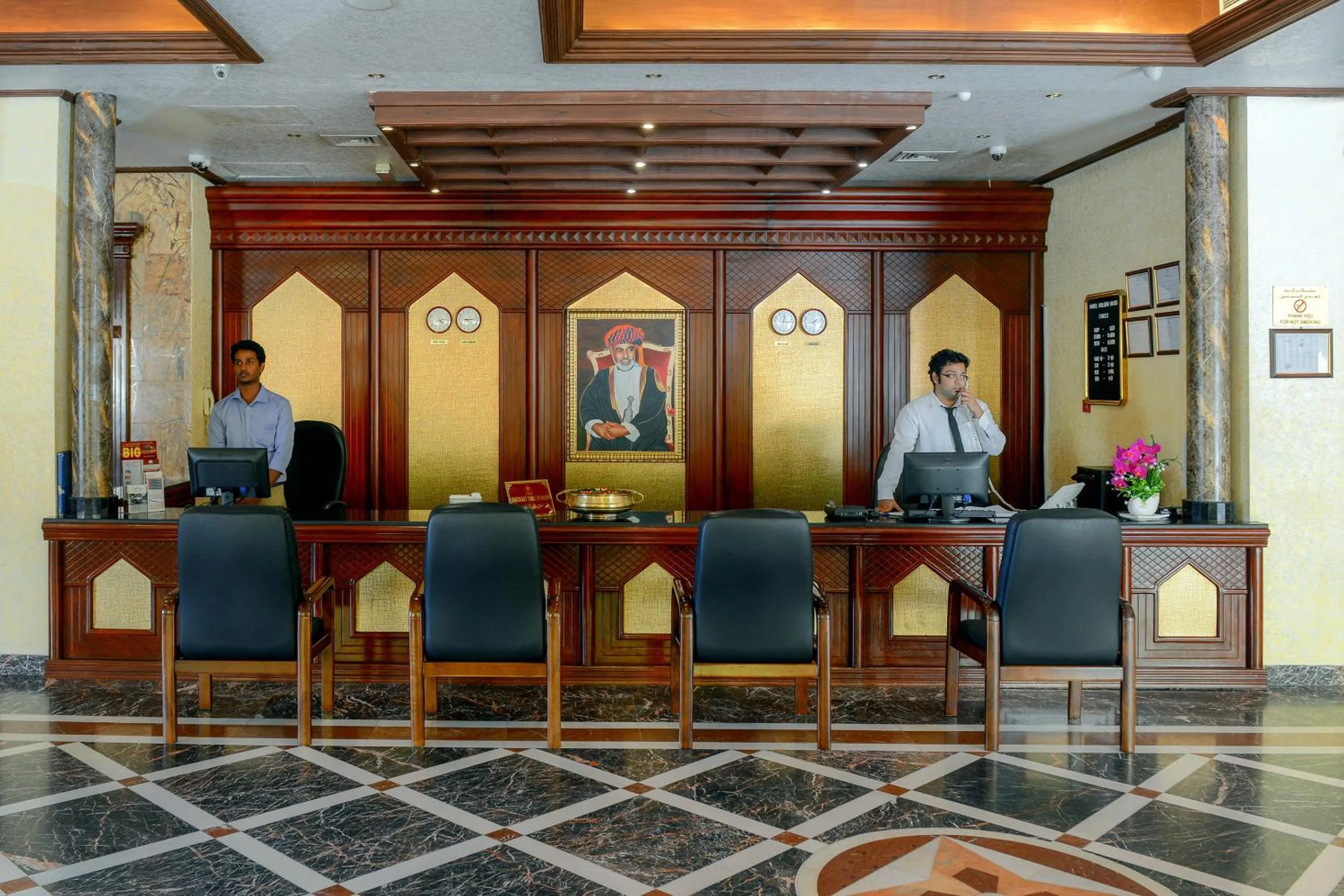 Lobby or reception, Staff in Hotel Golden Oasis