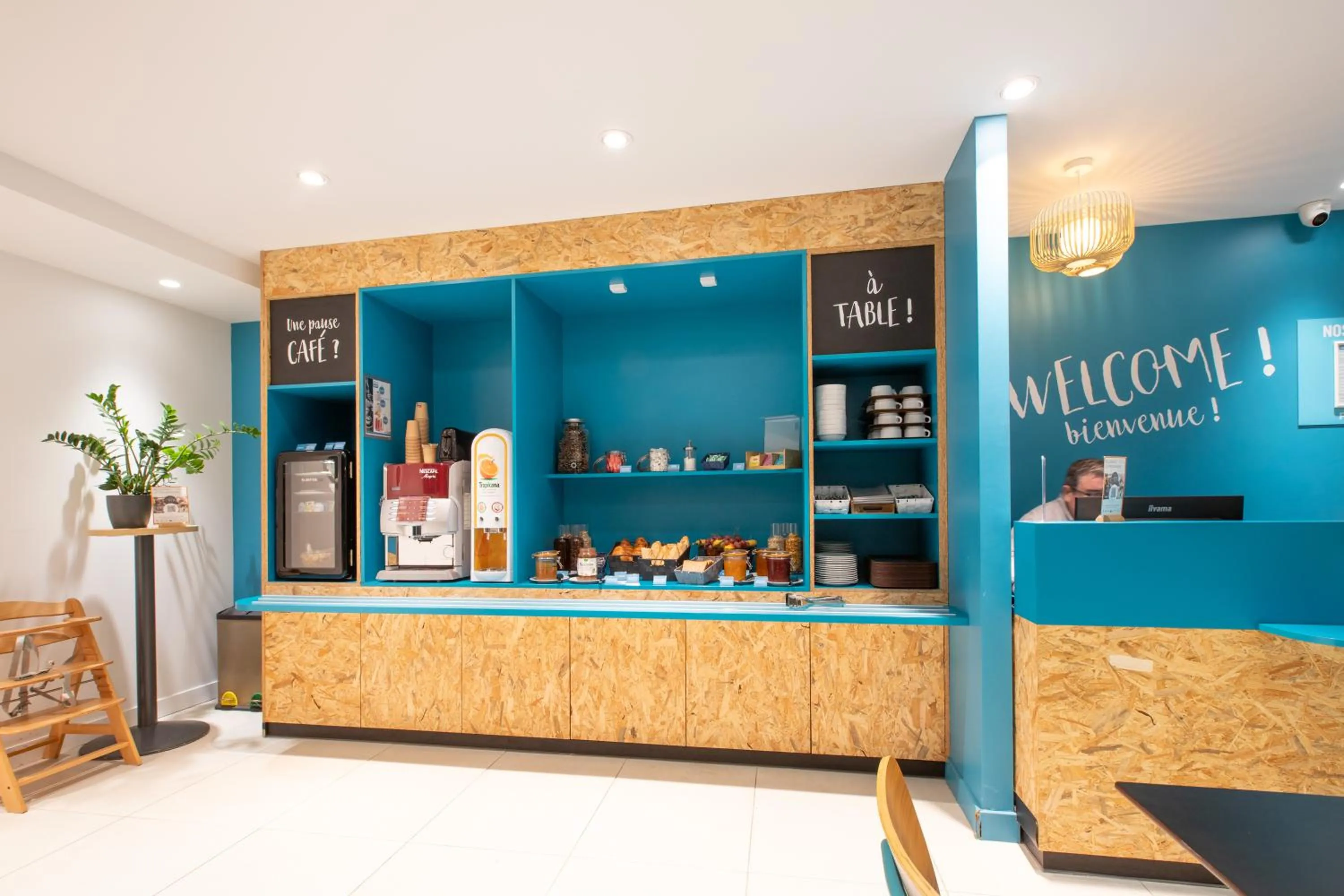 Lobby or reception in Kyriad Direct Nevers Nord - Varennes Vauzelles