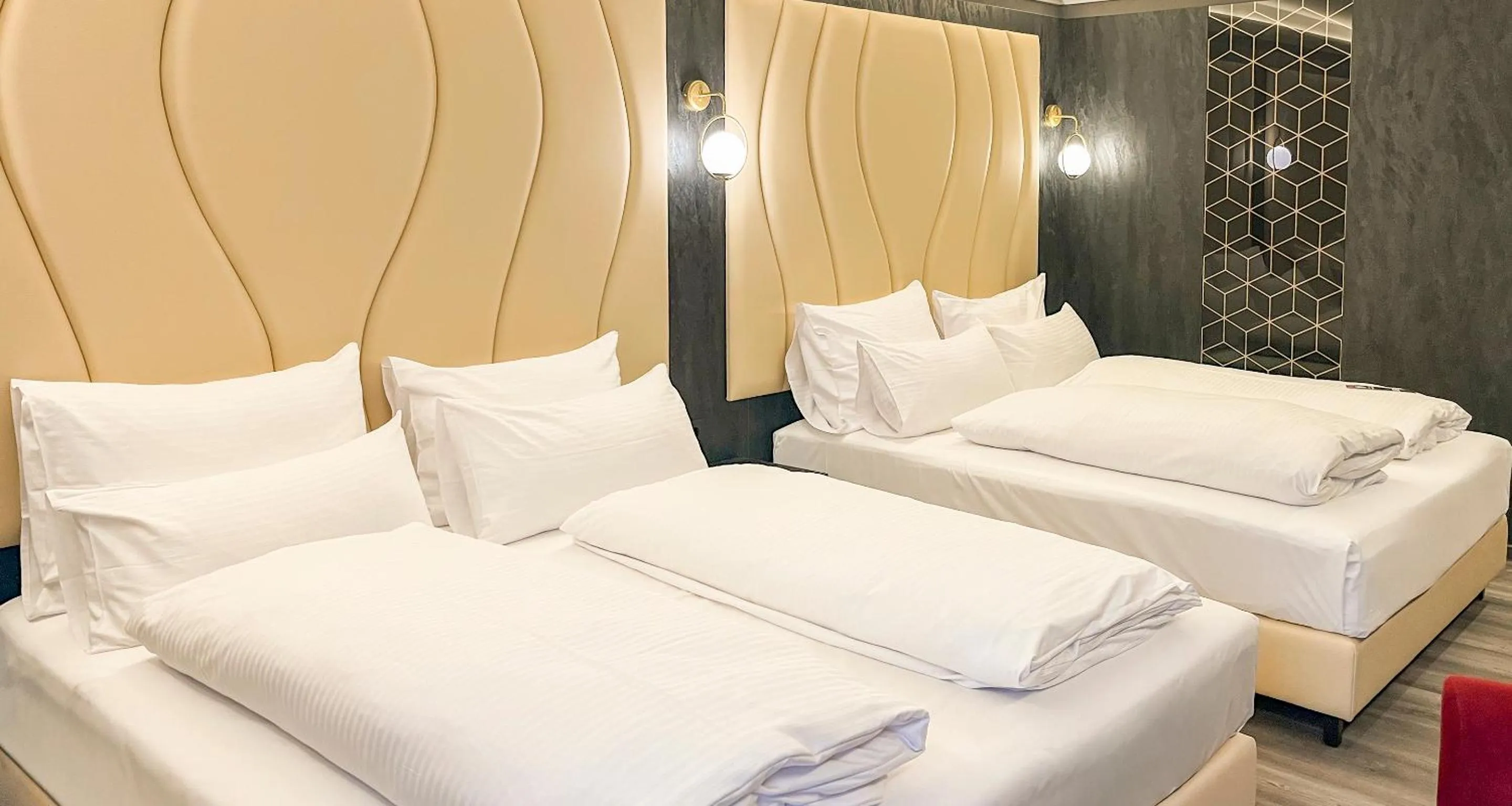 Photo of the whole room, Bed in PLAZA Premium Parkhotel Neu-Ulm