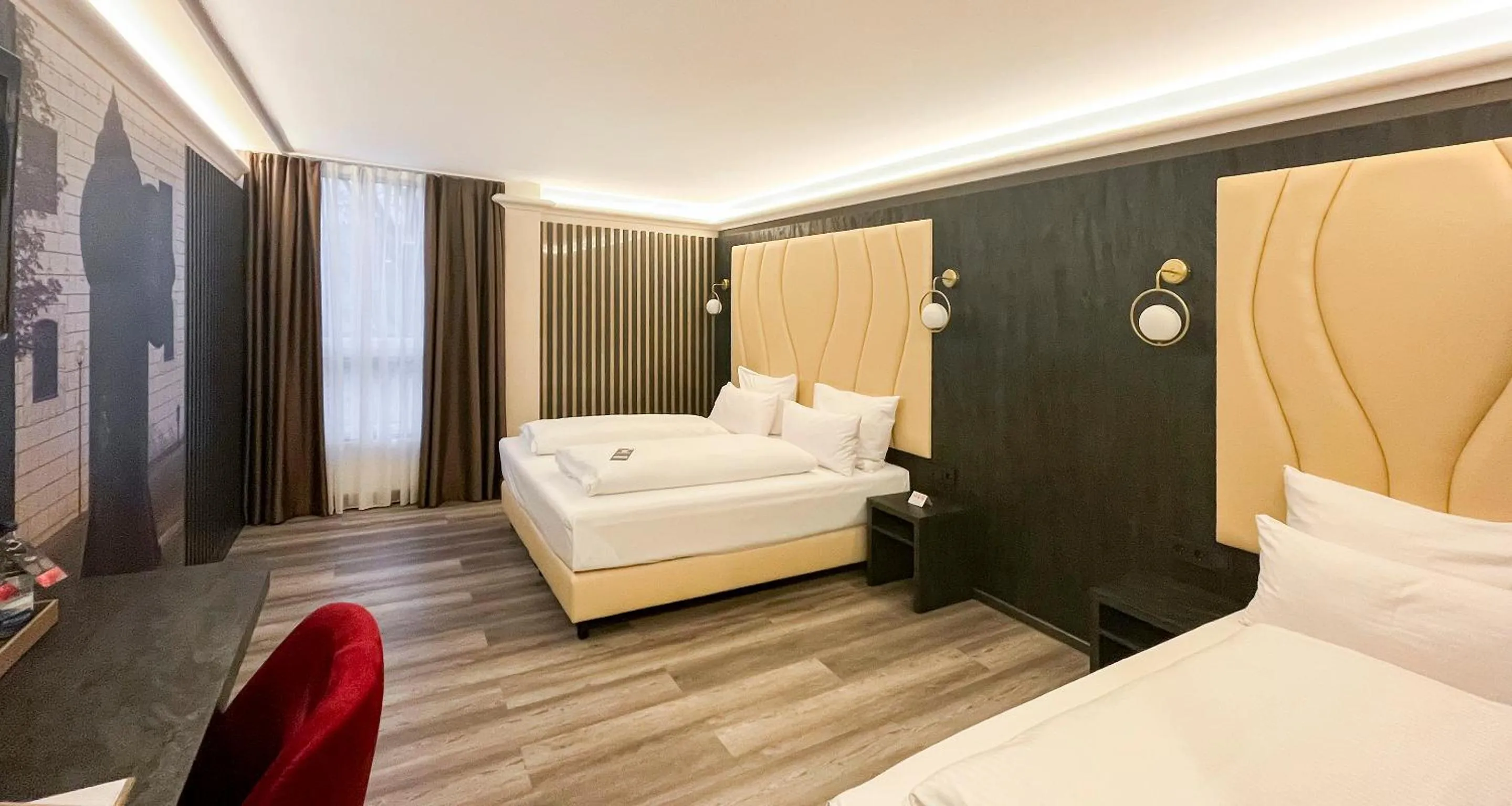 Photo of the whole room, Bed in PLAZA Premium Parkhotel Neu-Ulm