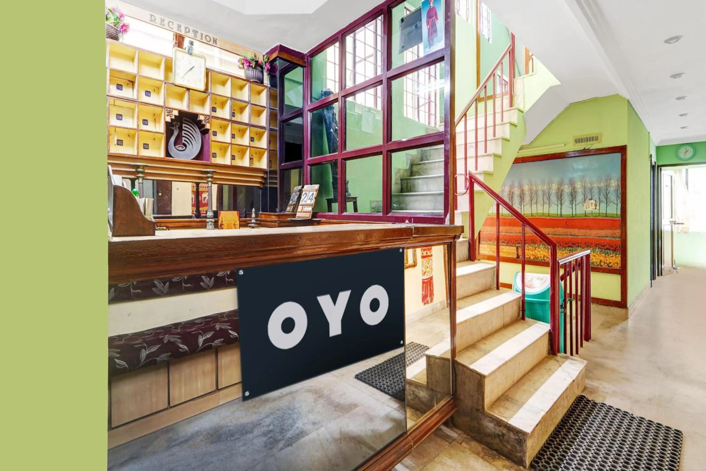 Lobby or reception in Hotel O Rainbow Stays