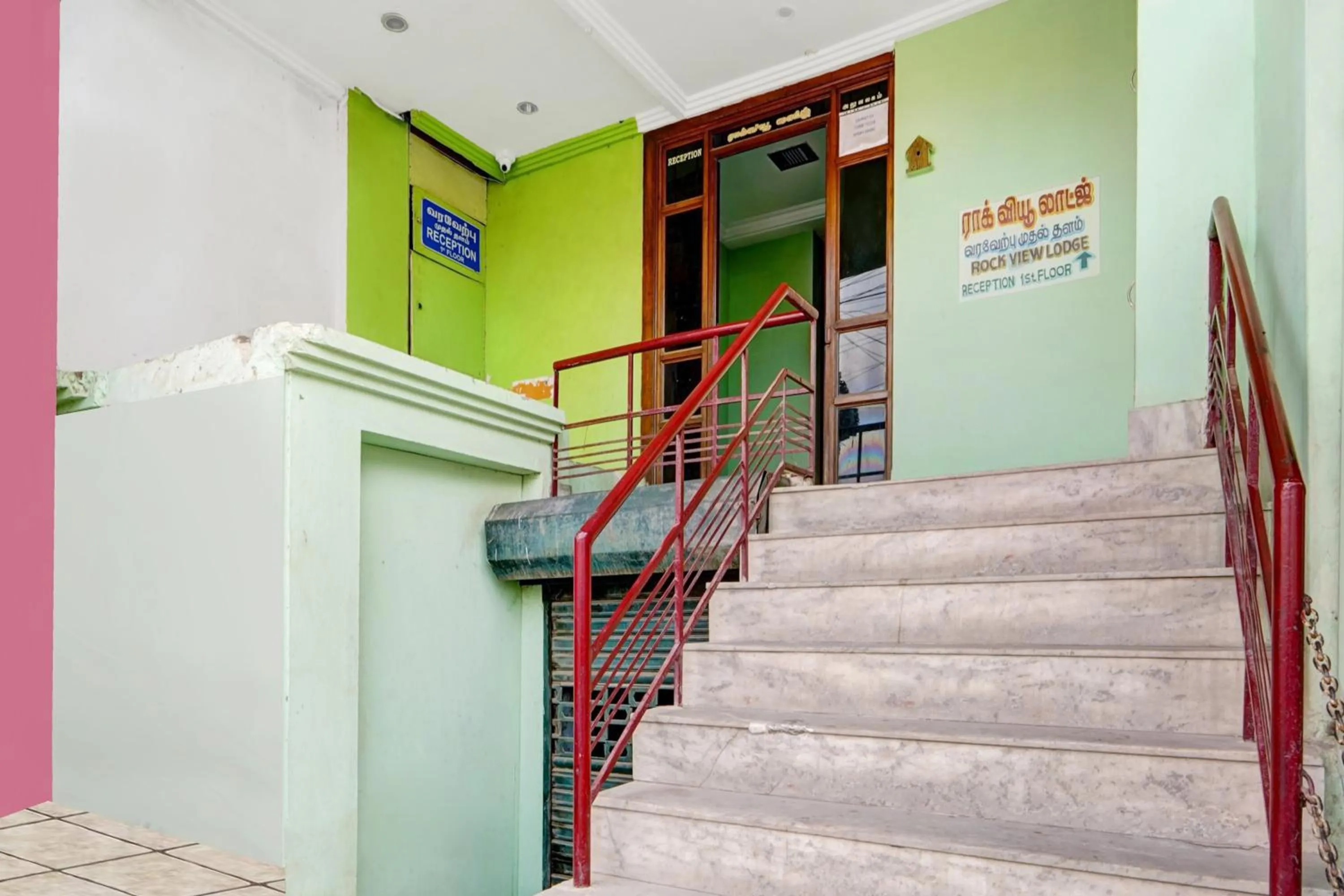 Facade/entrance in Hotel O Rainbow Stays