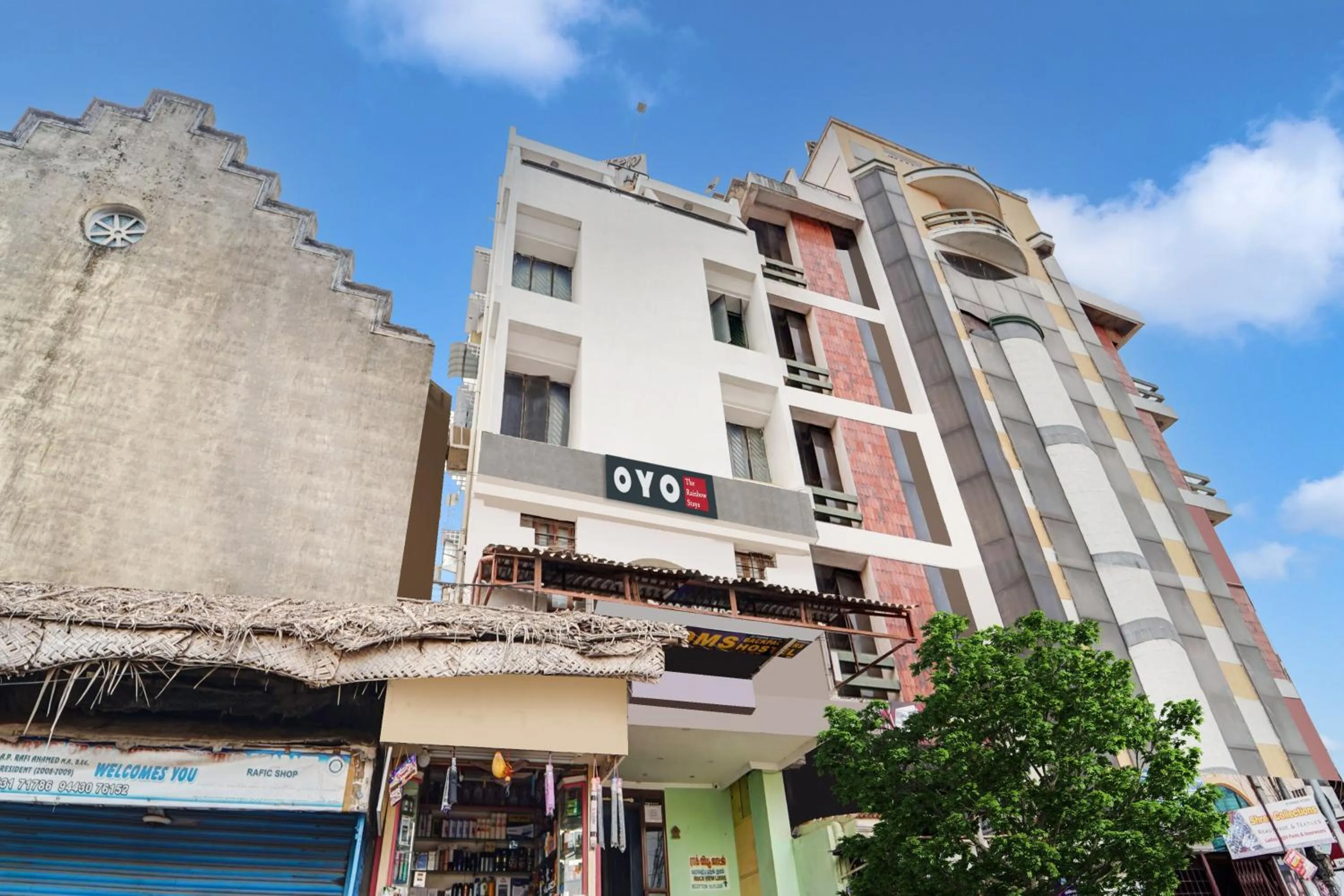 Facade/entrance in Hotel O Rainbow Stays