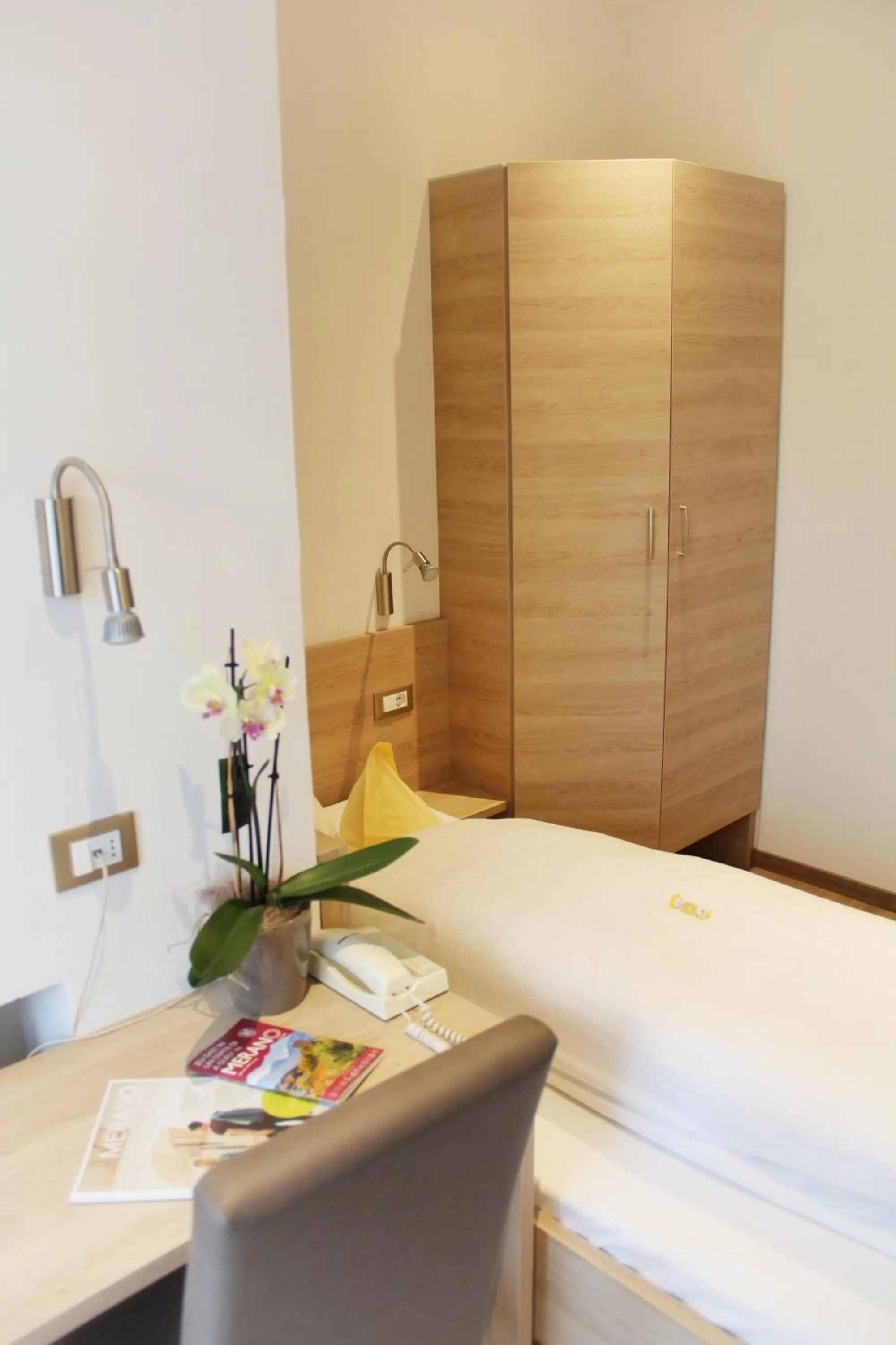 Bed in Hotel Gruberhof