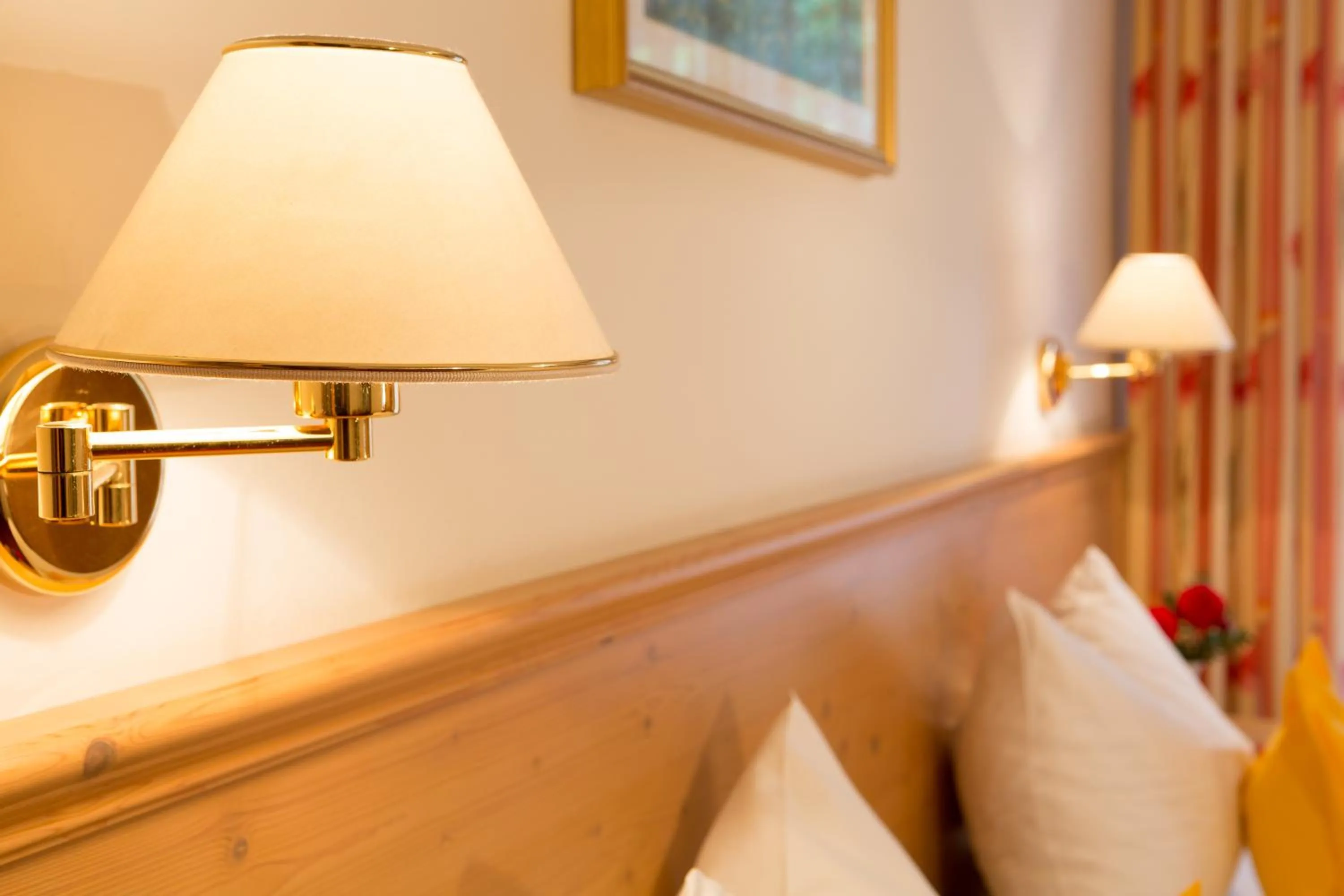 Bed in Hotel Gruberhof