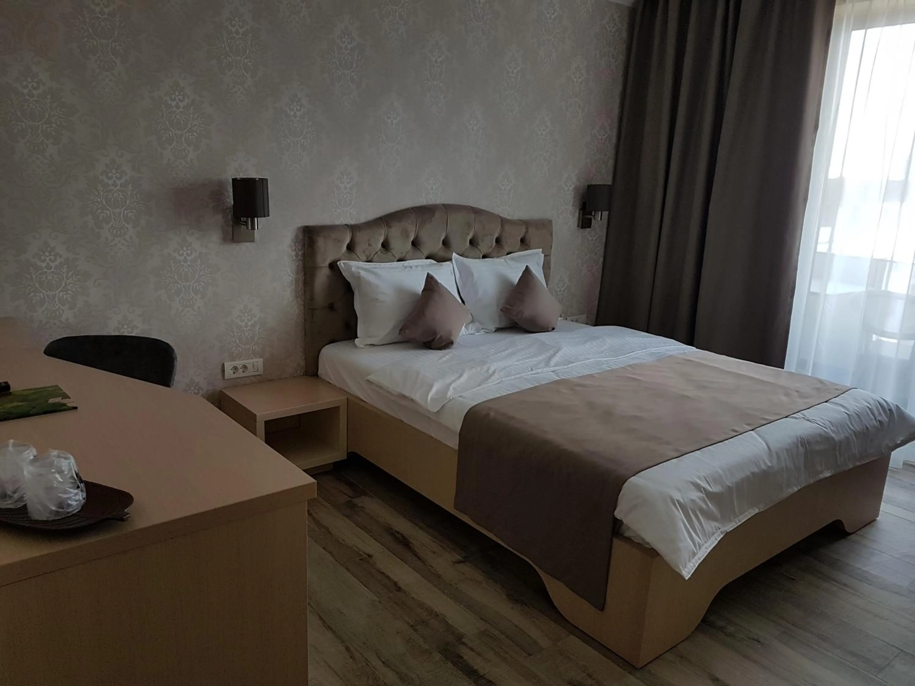 Bed in Hotel Grand Dedal