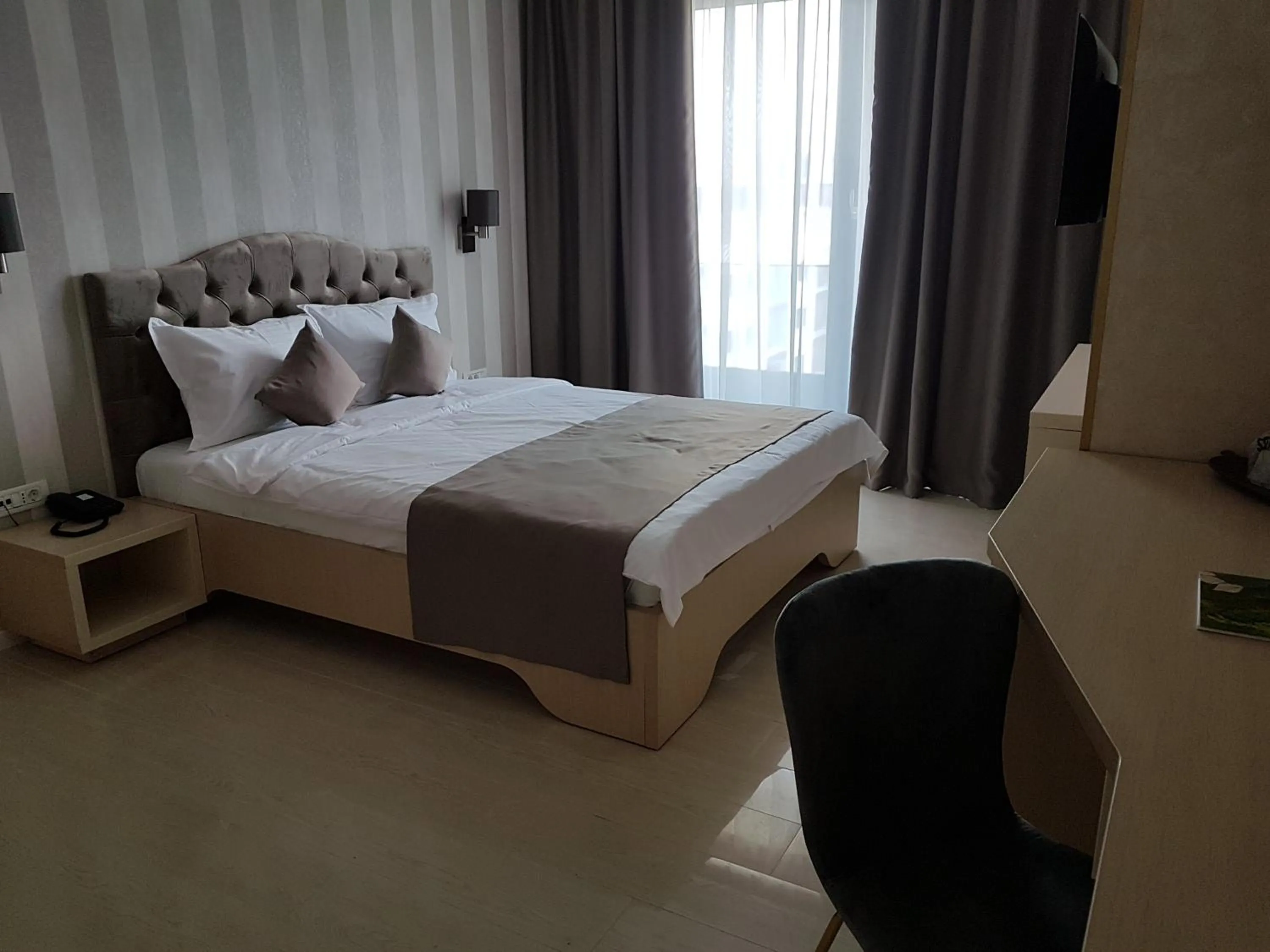 Bed in Hotel Grand Dedal