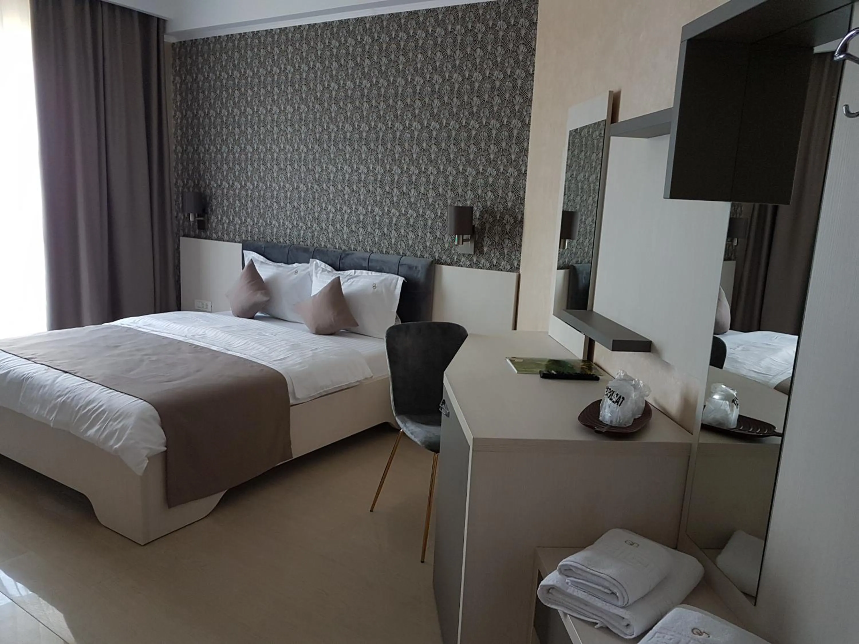 Bed in Hotel Grand Dedal