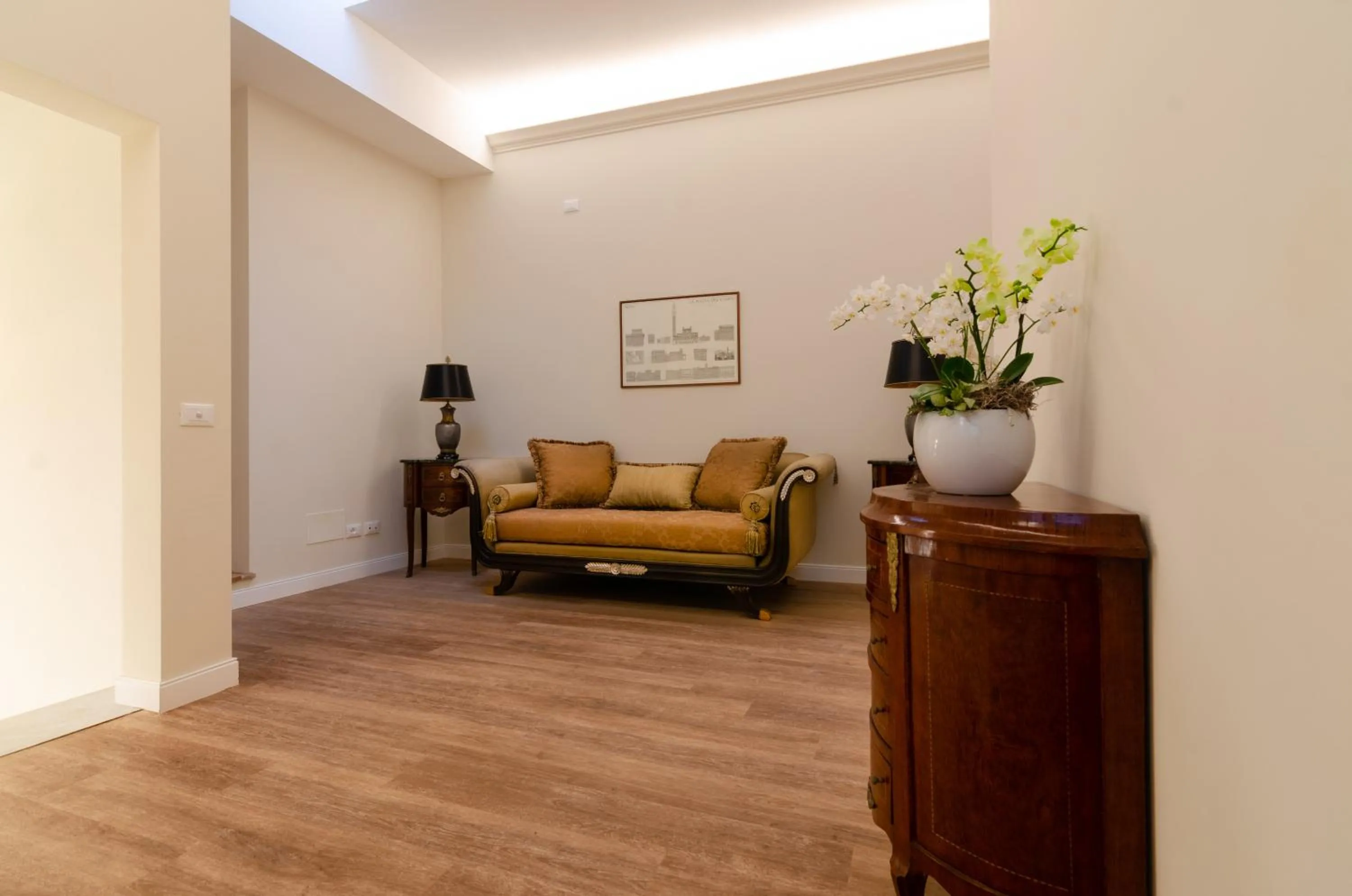 Communal lounge/ TV room in Il giardino di Pantaneto Residenza D'Epoca