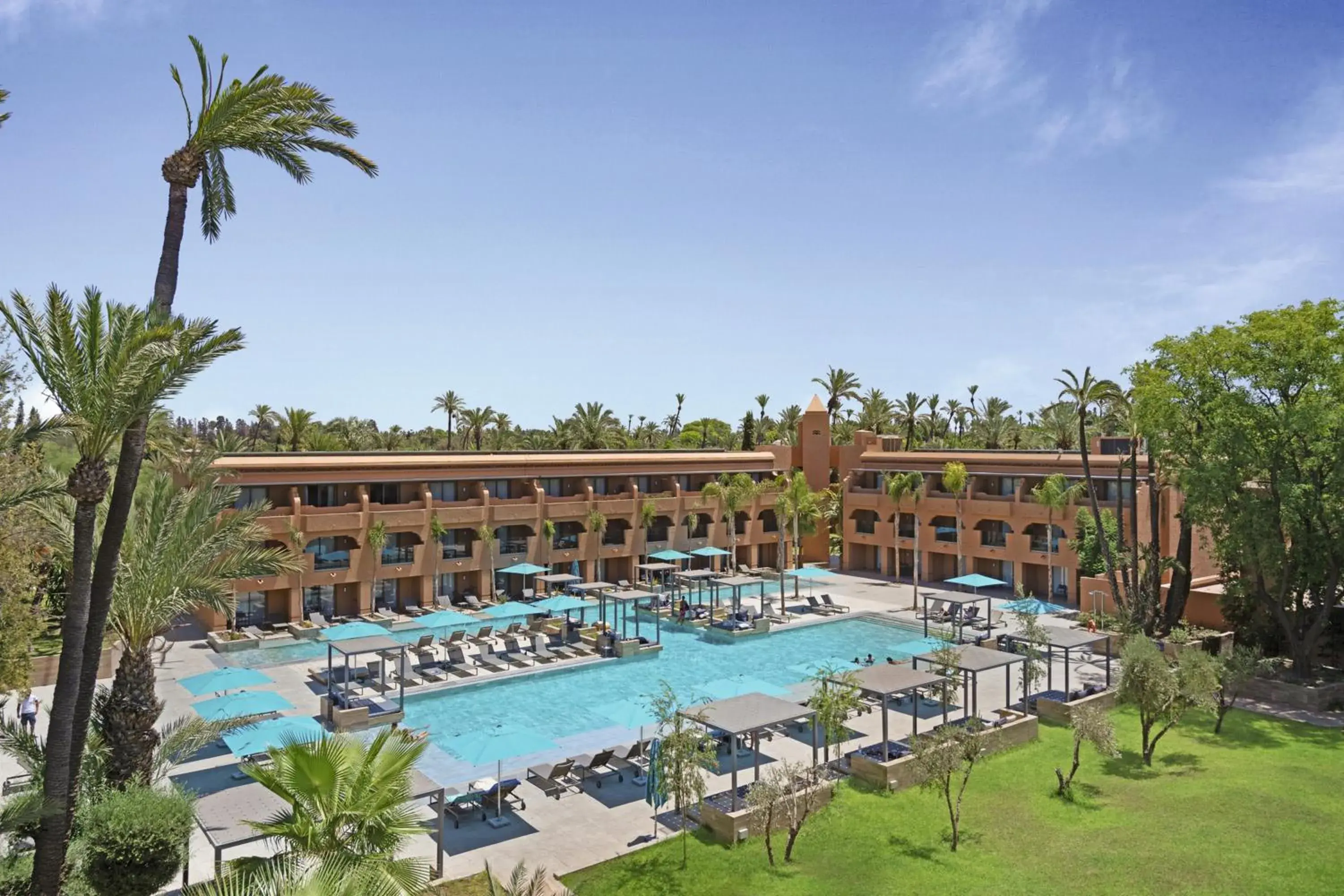 Bird's eye view in Hotel Riu Tikida Garden - Adults Only - All Inclusive Bird's eye view in Hotel Riu Tikida Garden - Adults Only - All Inclusive