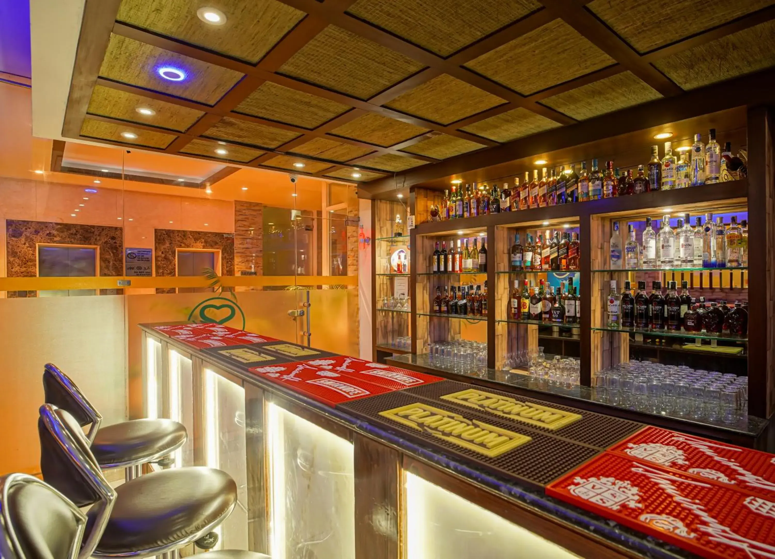 Lounge or bar in The Grand Shiva Resort and Spa Lounge or bar in The Grand Shiva Resort and Spa