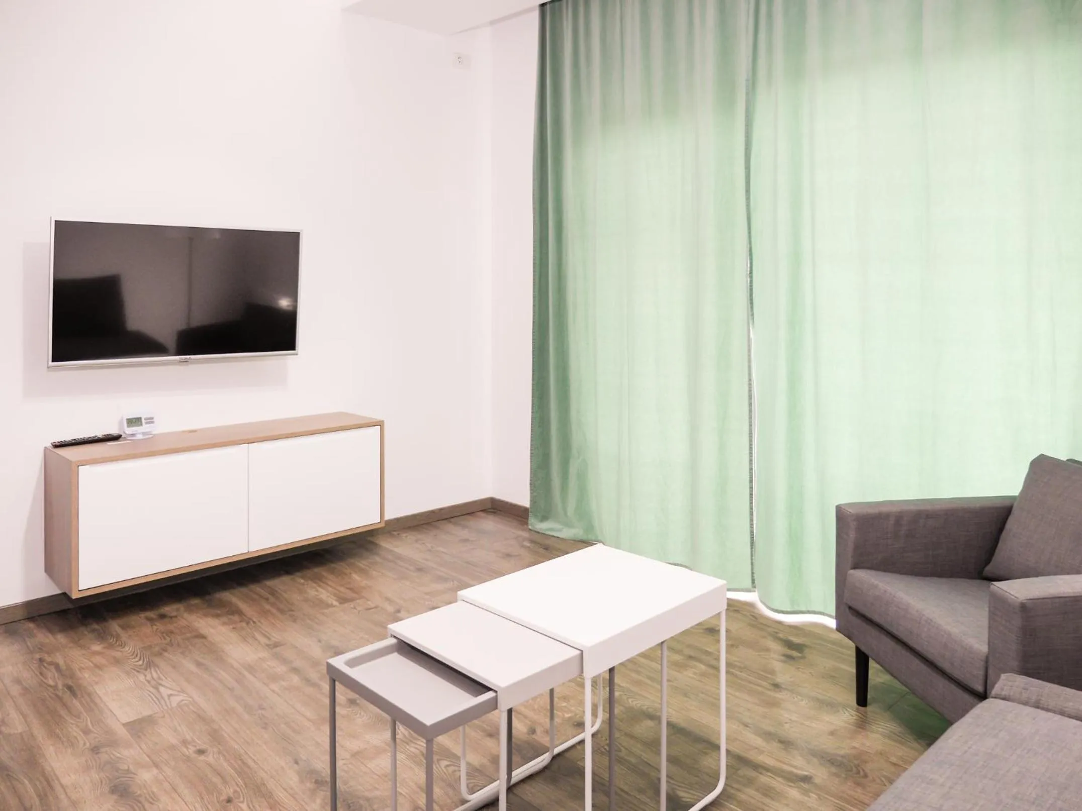 Living room in Clement Apartments