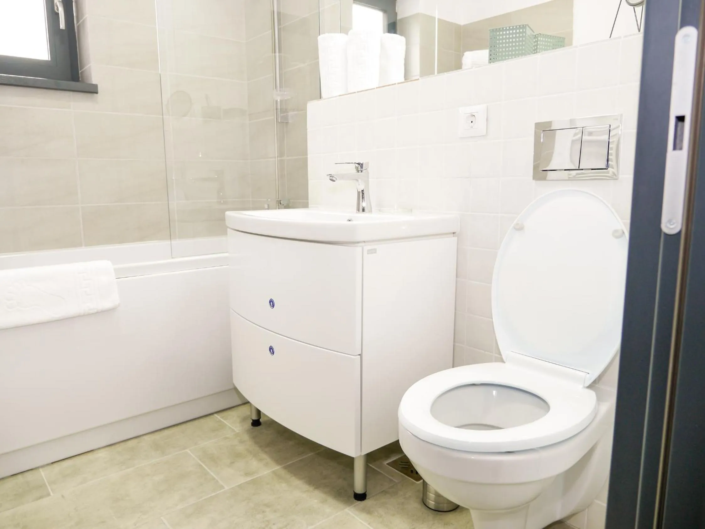 Bathroom in Clement Apartments