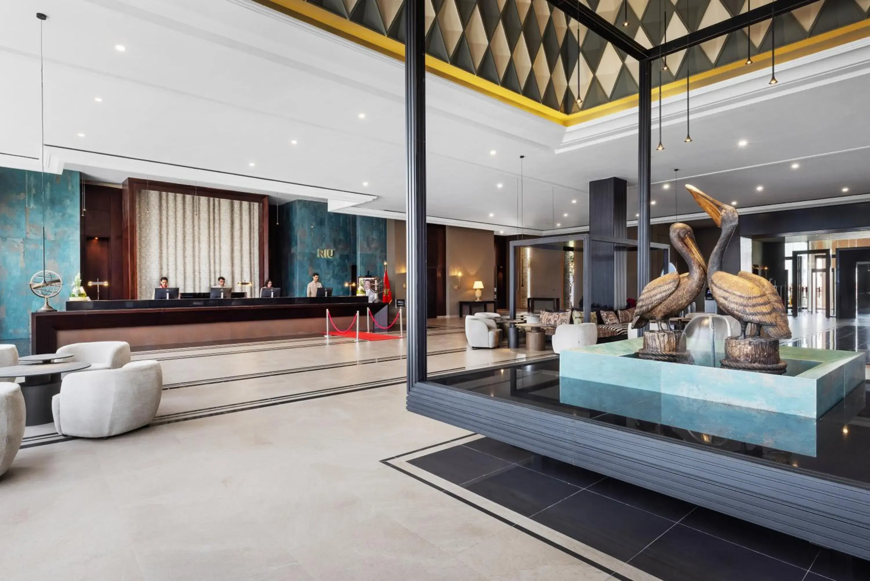 Lobby or reception in Hotel Riu Palace Tikida Agadir - All Inclusive Lobby or reception in Hotel Riu Palace Tikida Agadir - All Inclusive