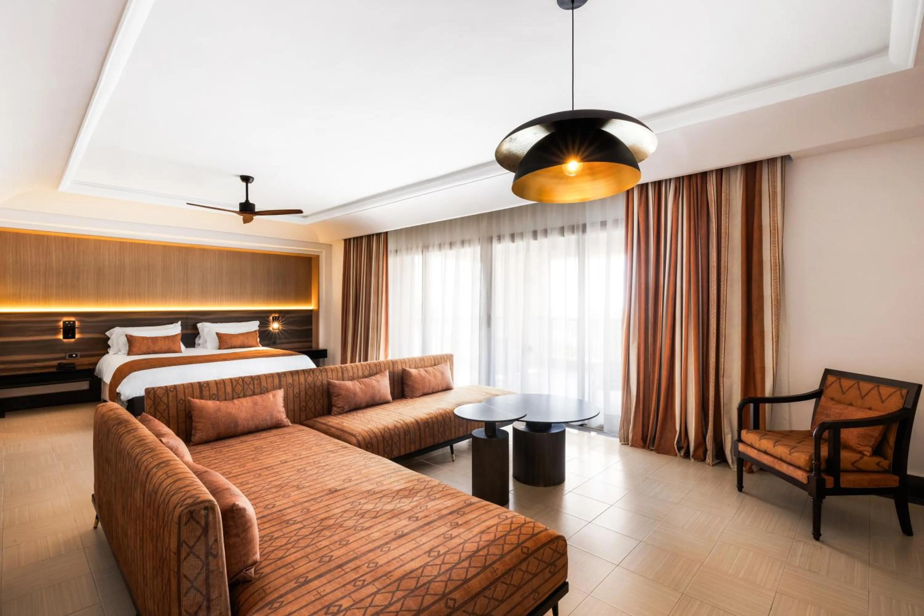 Living room, Bed in Hotel Riu Palace Tikida Agadir - All Inclusive