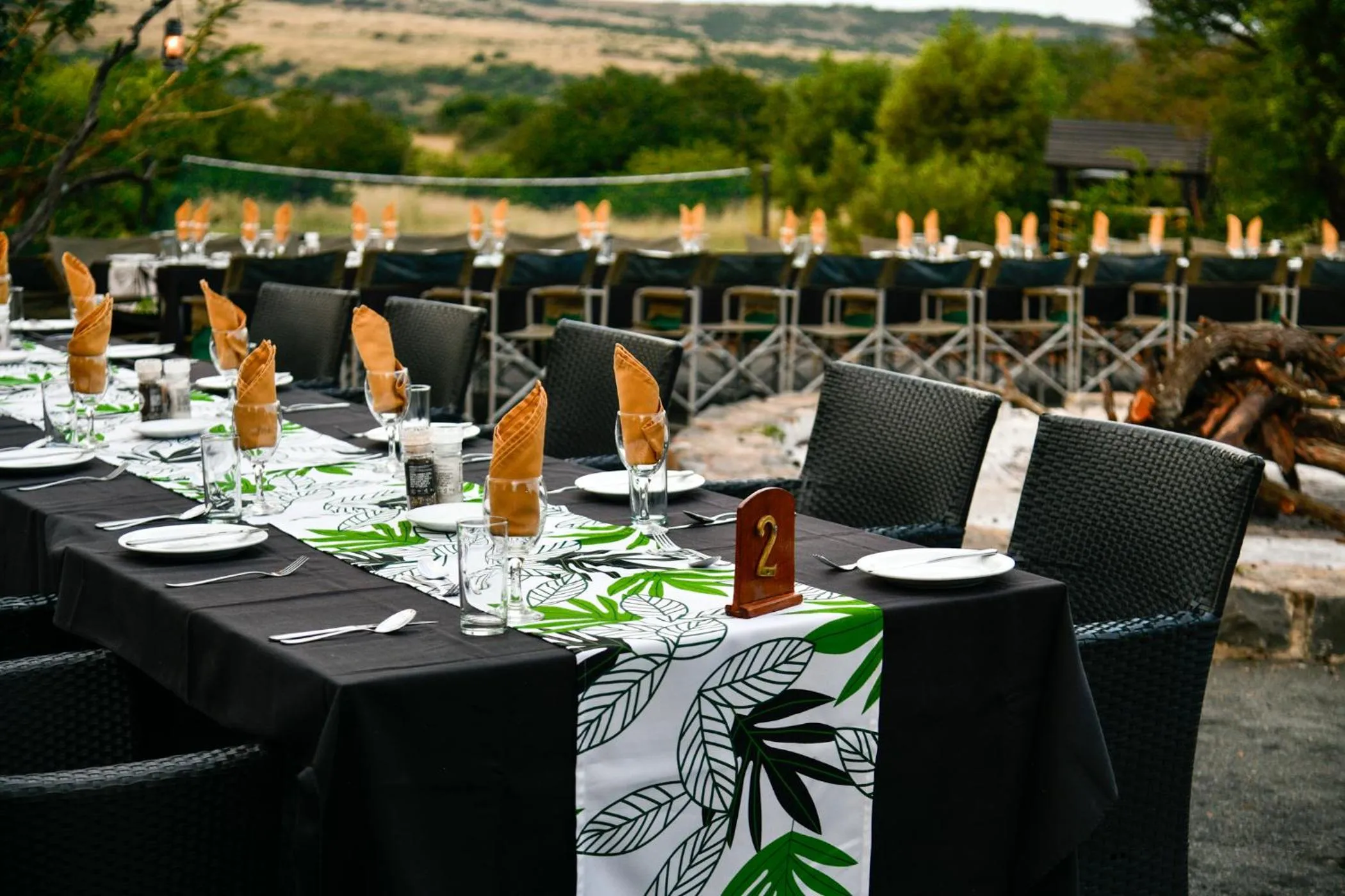 Dining area in The Springbok Lodge