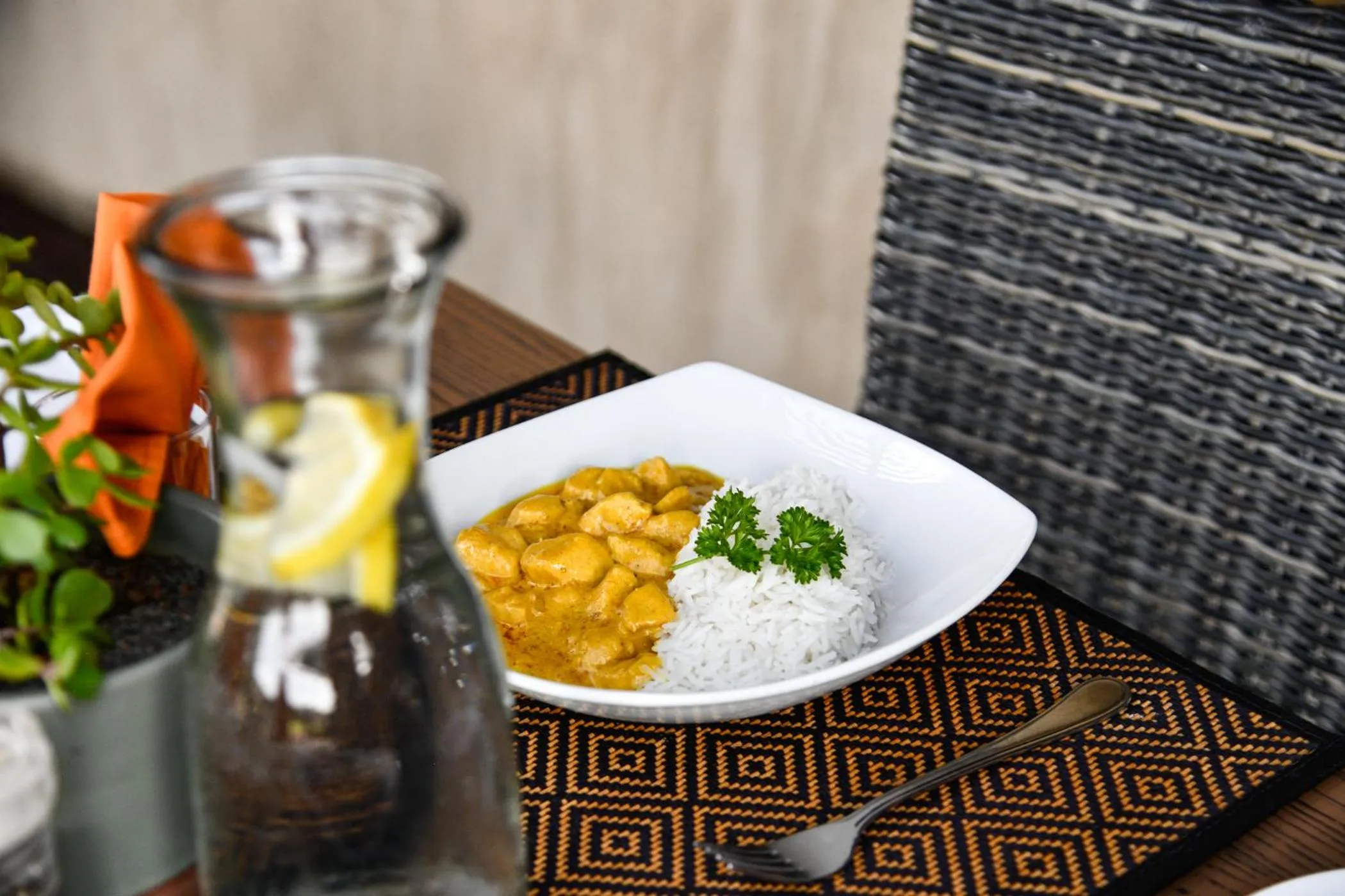 Food close-up in The Springbok Lodge