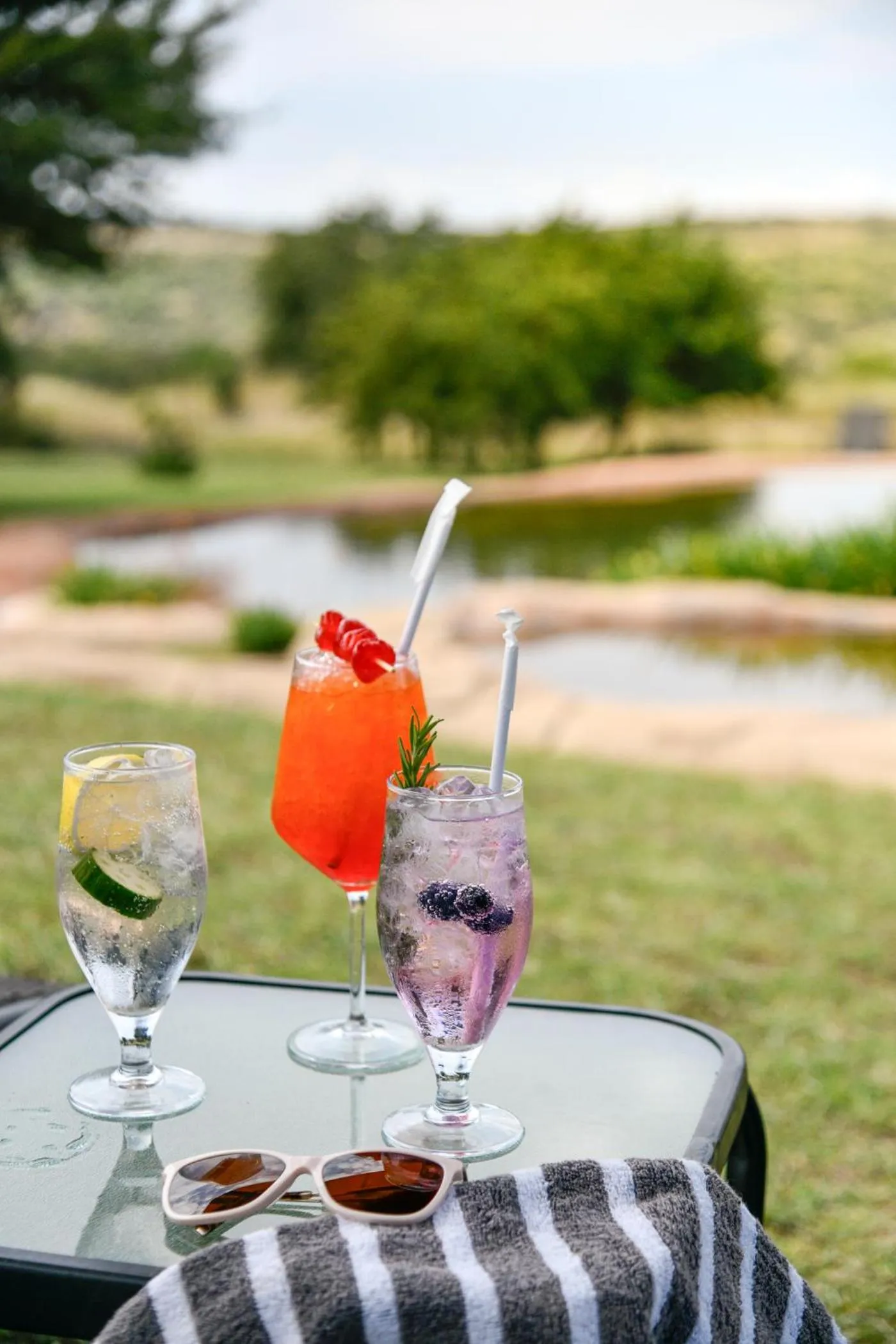 Drinks in The Springbok Lodge