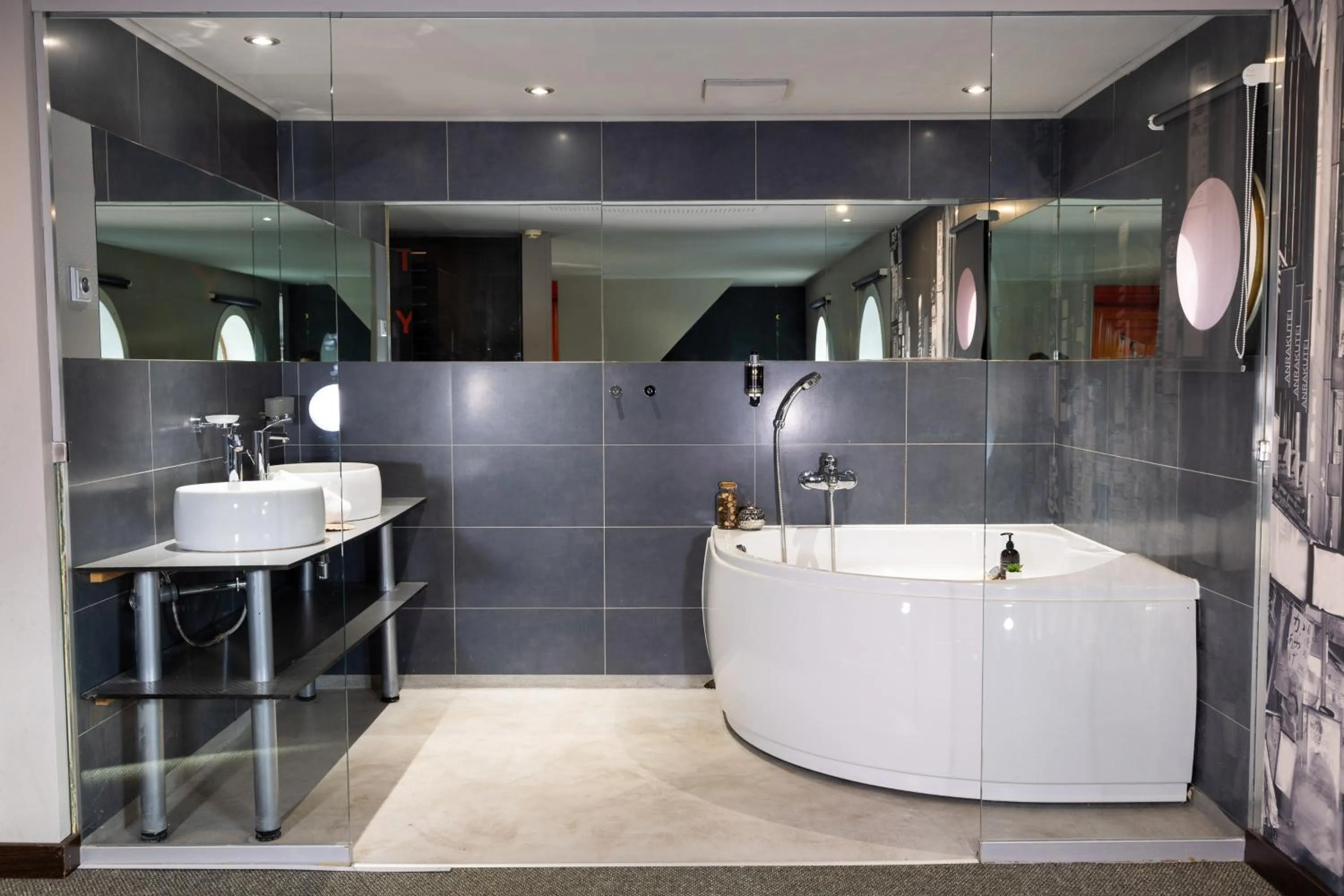 Bathroom in Botel Marina