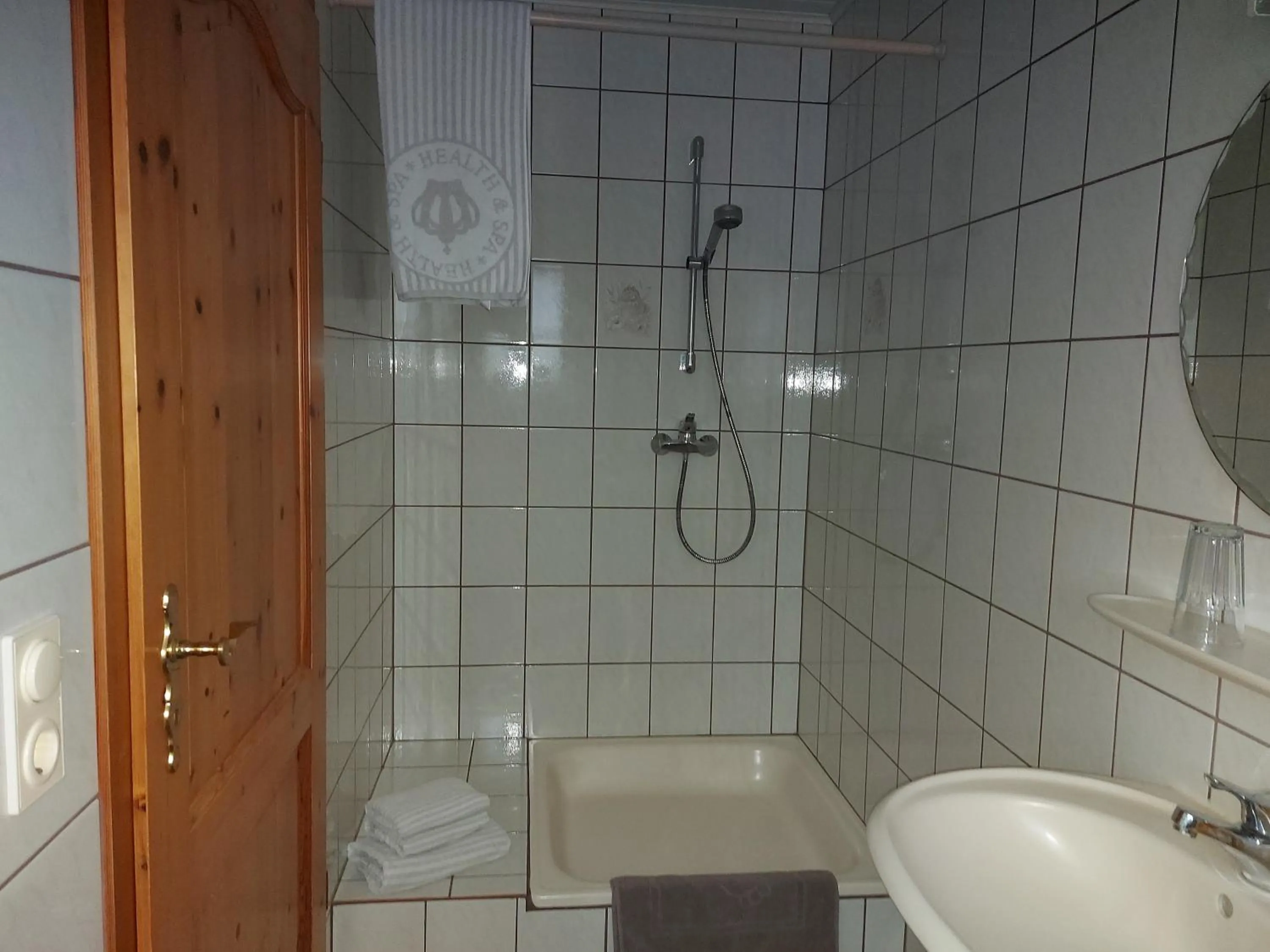 Shower in Renates Ferienhaus