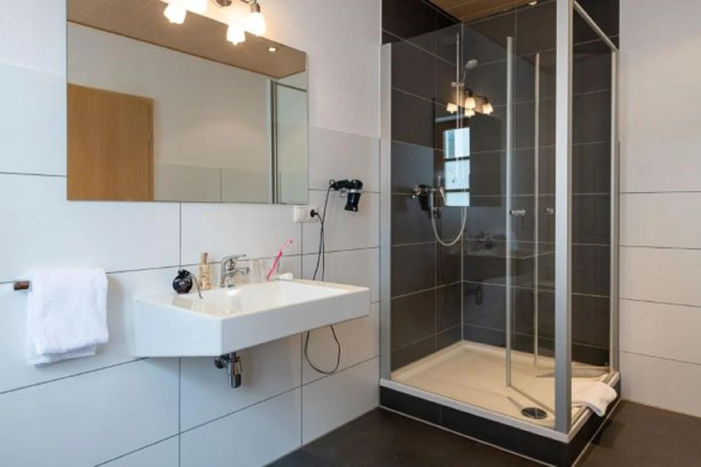 Bathroom in Hotel Restaurant Goldener Hirsch