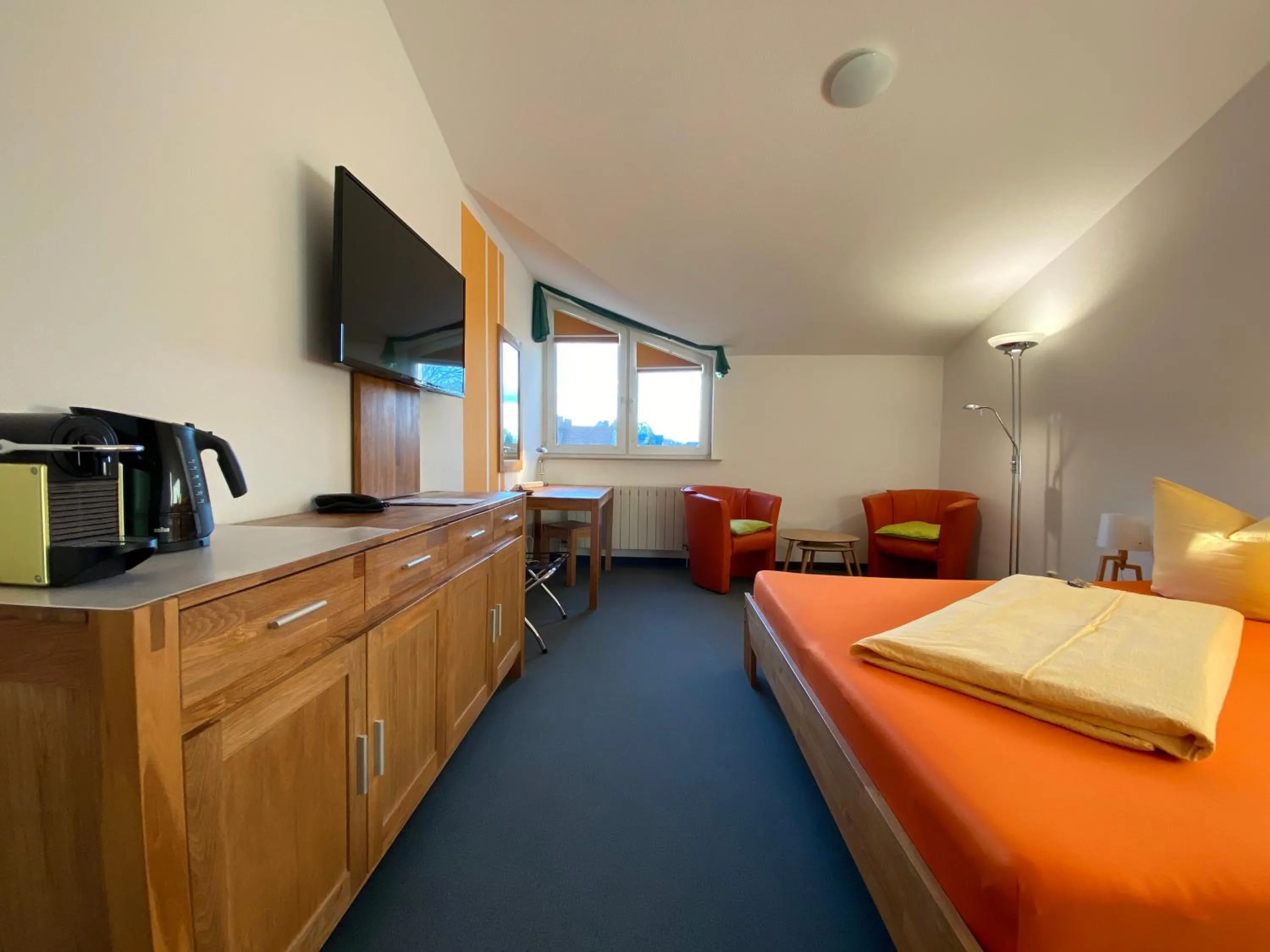 Bed in Hotel Nordic Spreewald