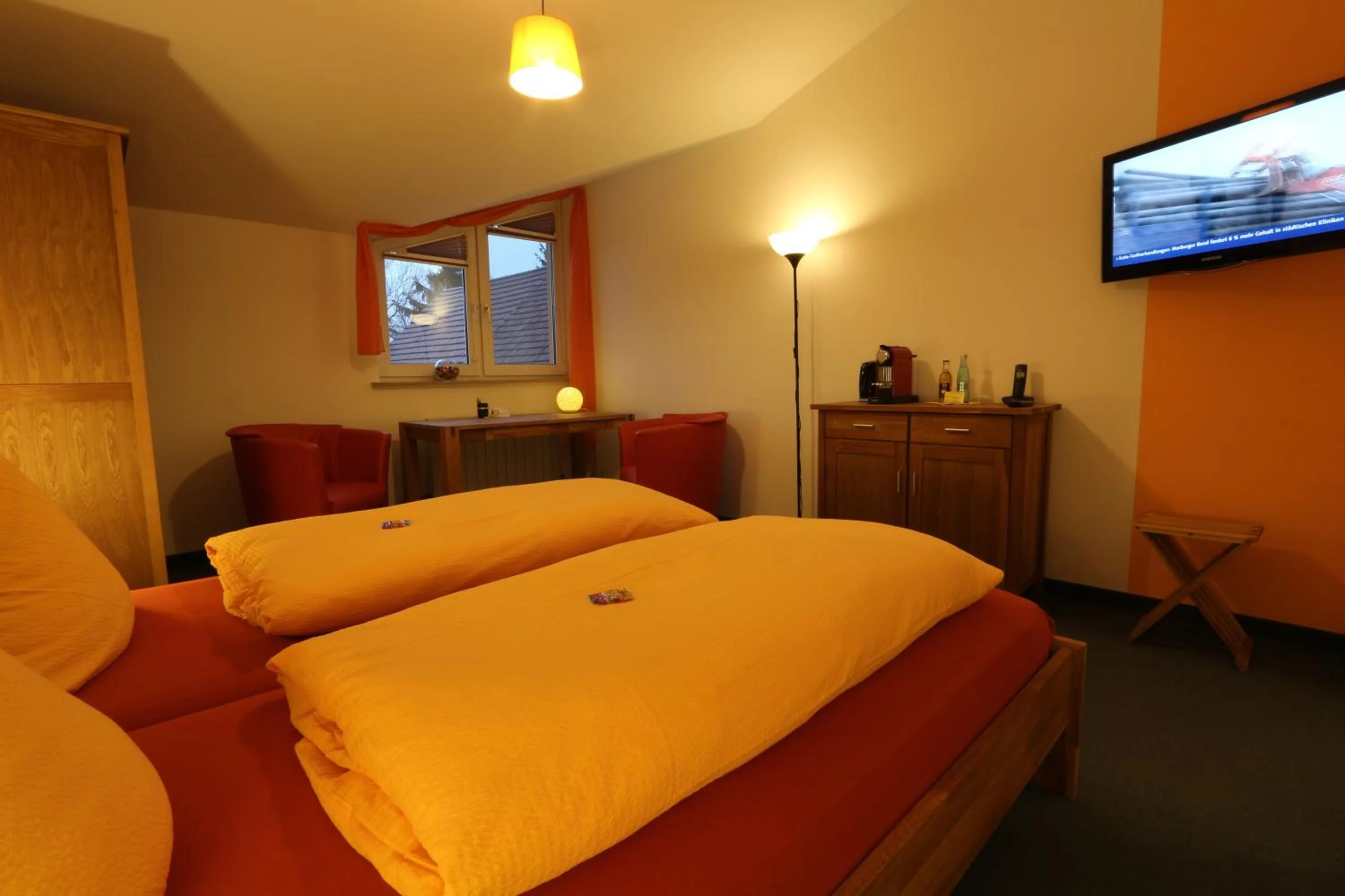 Bed in Hotel Nordic Spreewald