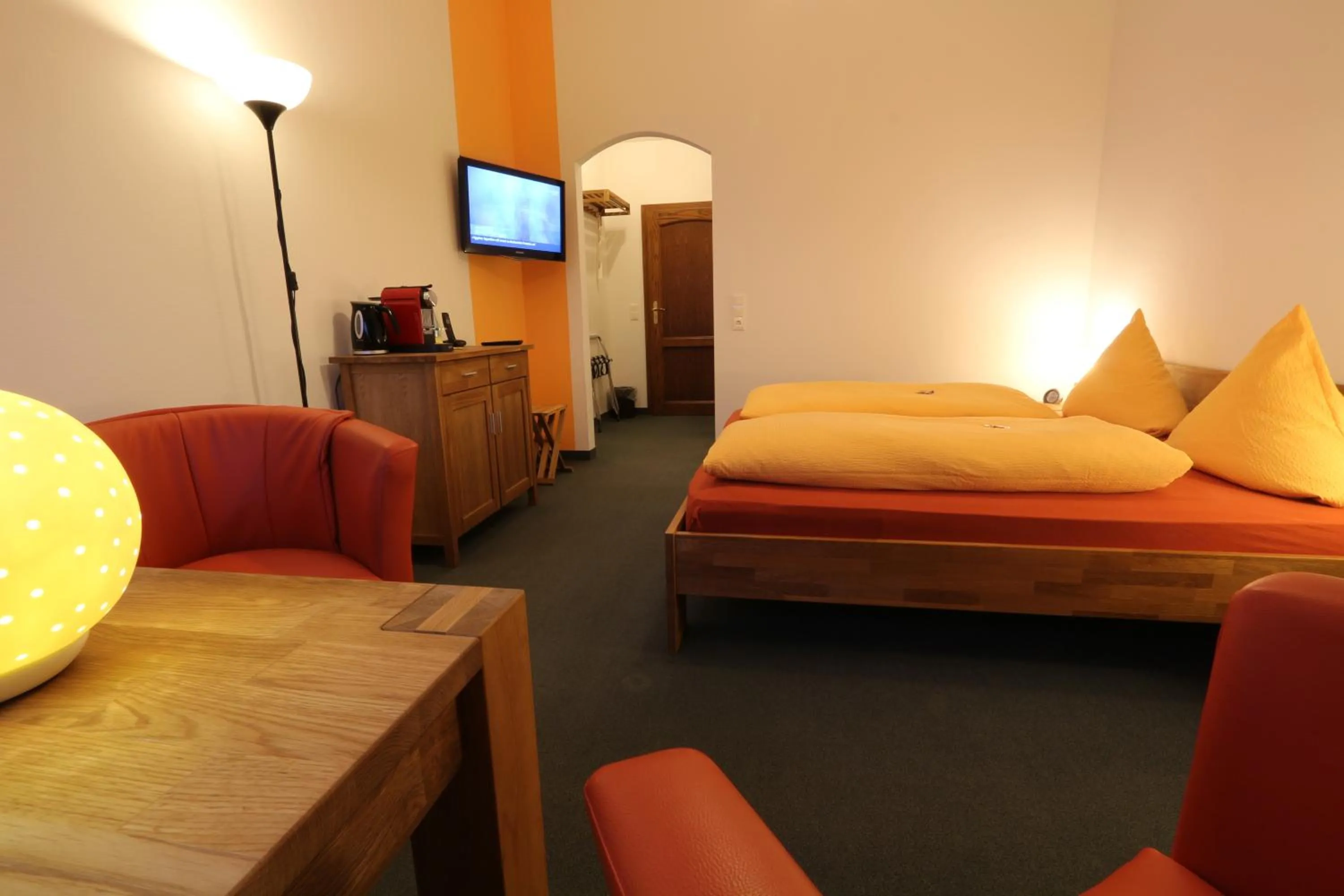 Bed in Hotel Nordic Spreewald