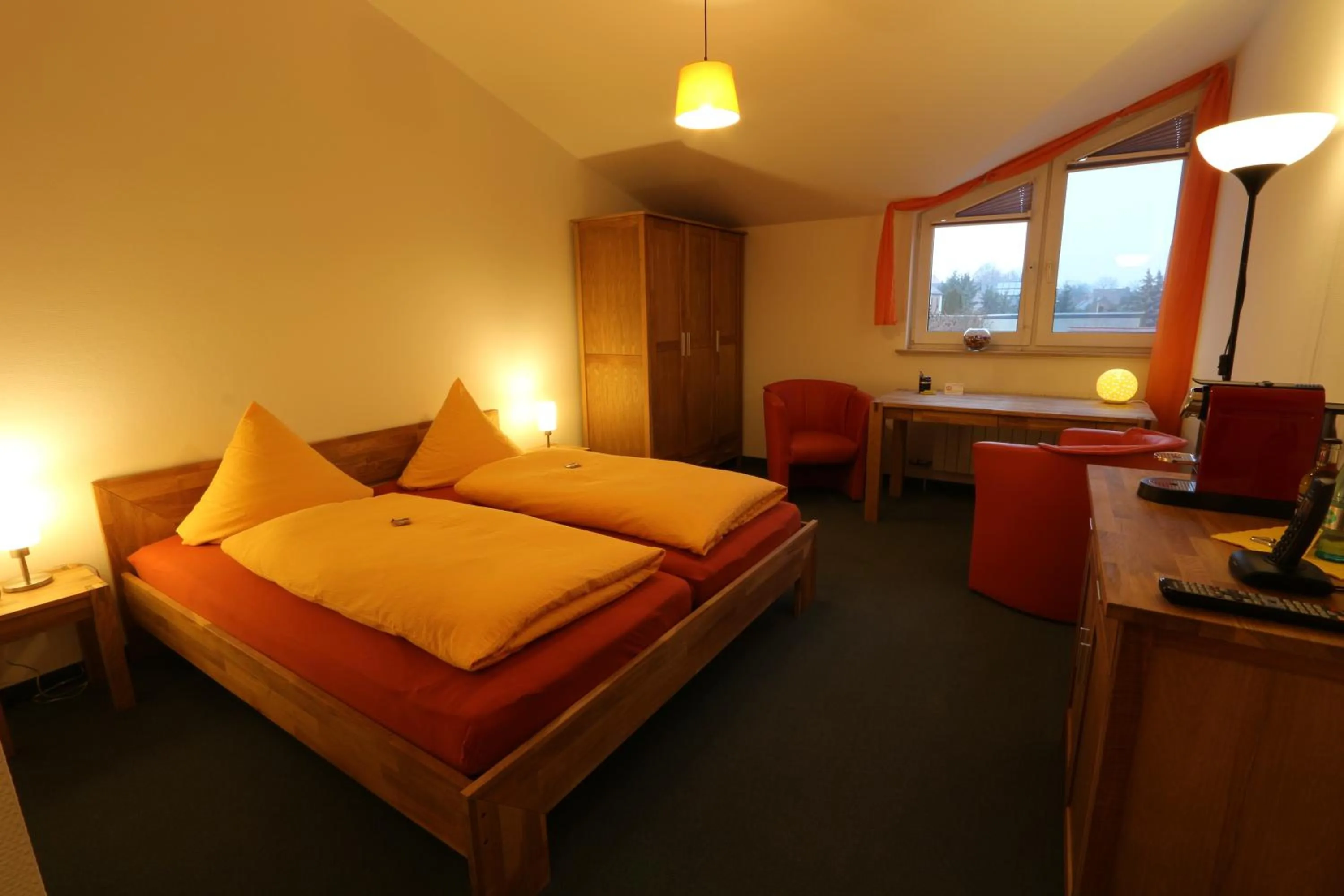 Bed in Hotel Nordic Spreewald