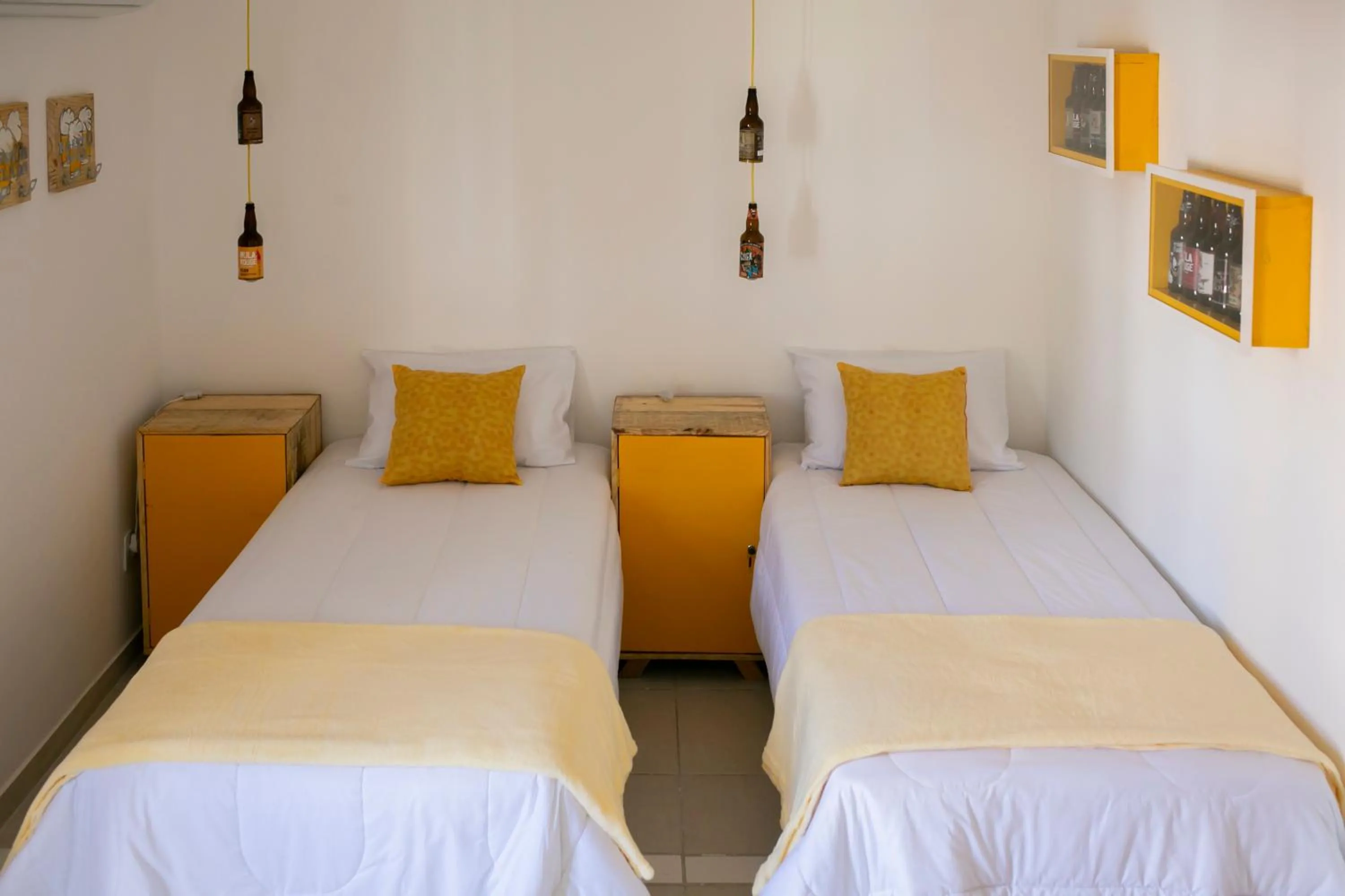 Bed in Pousada Rua de Lazer